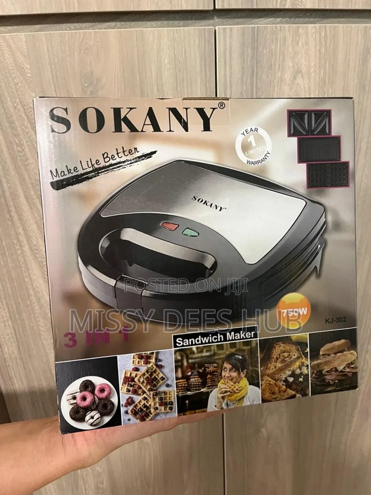 Sokany 3in1 Sandwich Maker