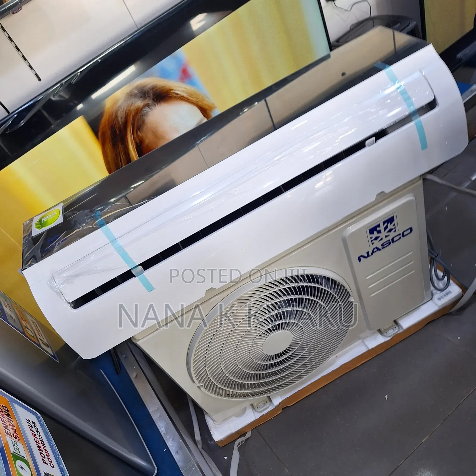Black R410 Split Nasco 2.0hp Air Condition