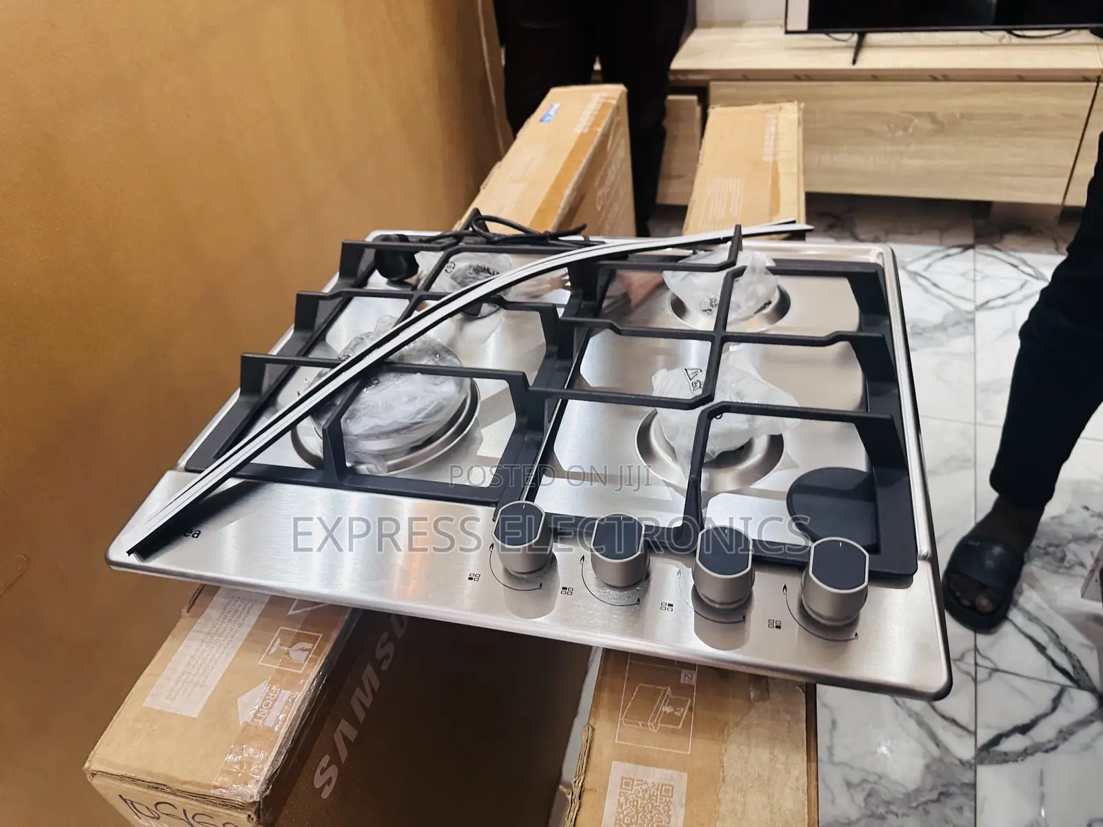 Amazing  Deal on 60g40me Midea 4burner Stainless Steel