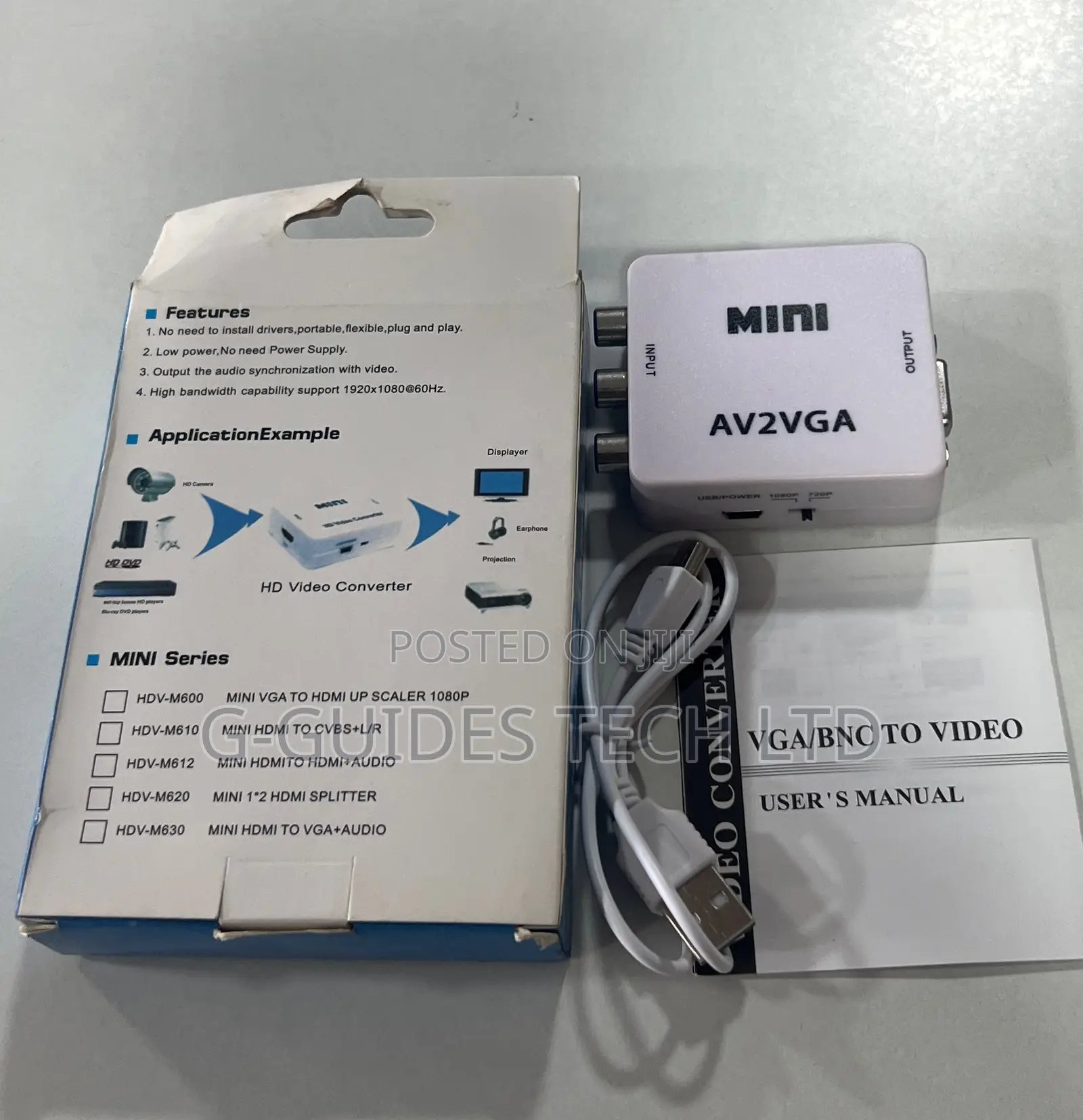 AV to VGA Converter, AV to VGA Adapter, Rca to VGA Converter