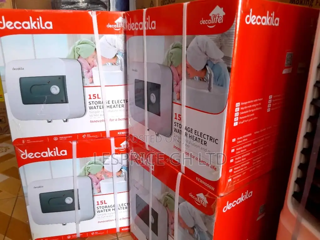 Accept _Quality Decakila 15L Water Heater