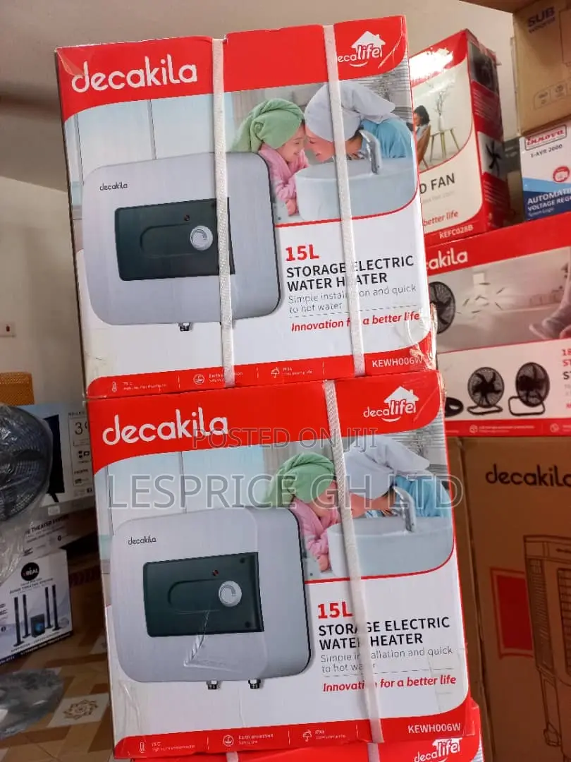 For the Best!! Decakila 15L Water Heater
