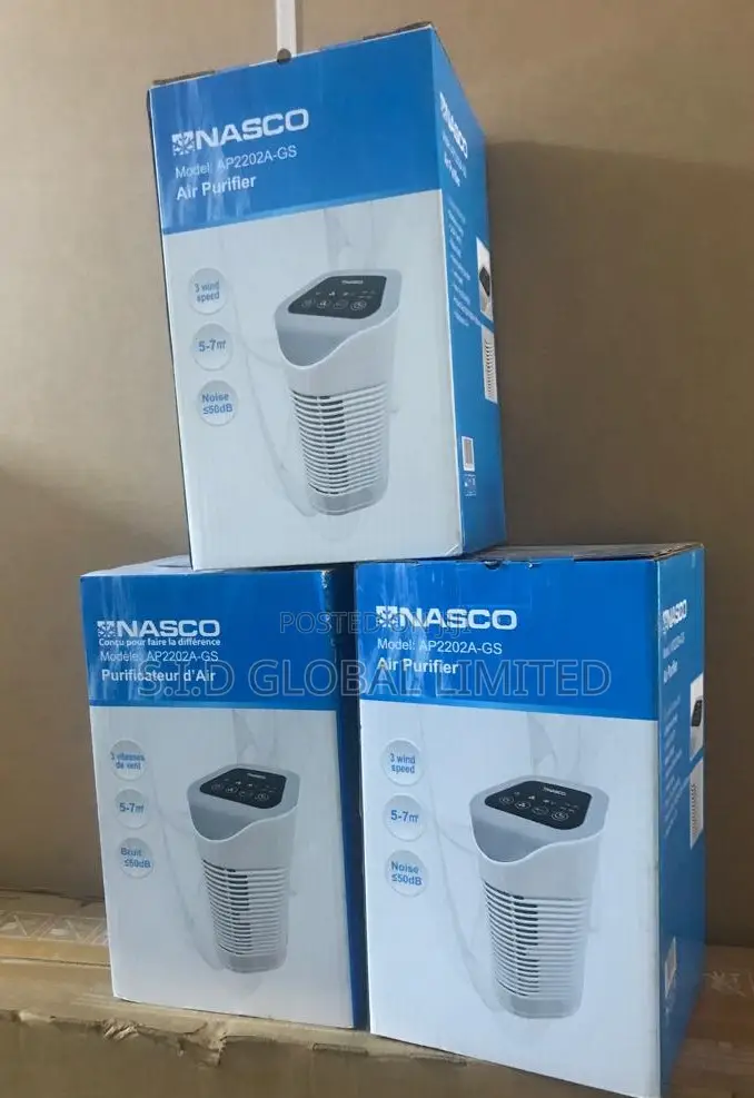 Fresh in Stock Nasco AP2202A-GS 22W Air Purifier
