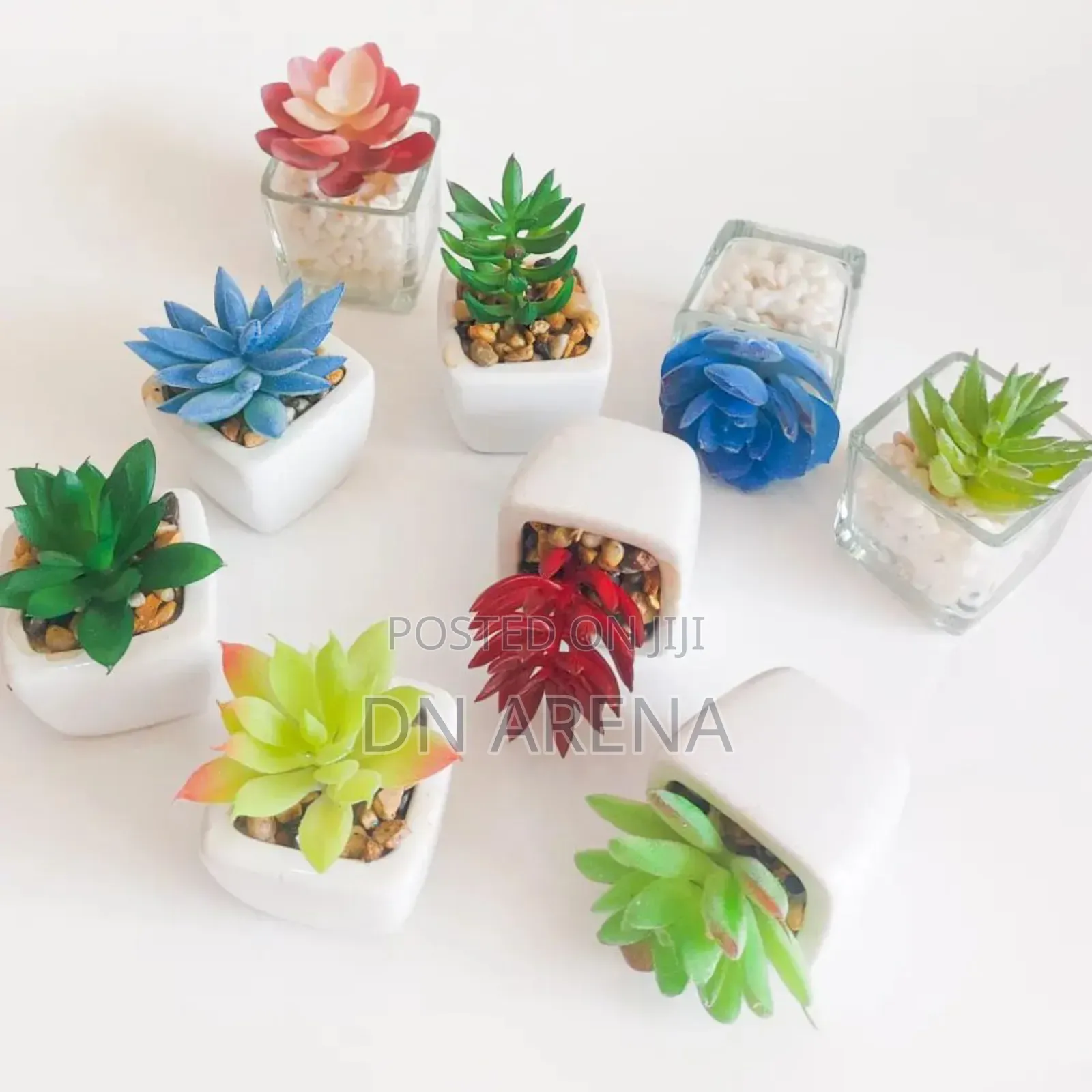 Potted Faux Succulents Plants Available in Designs