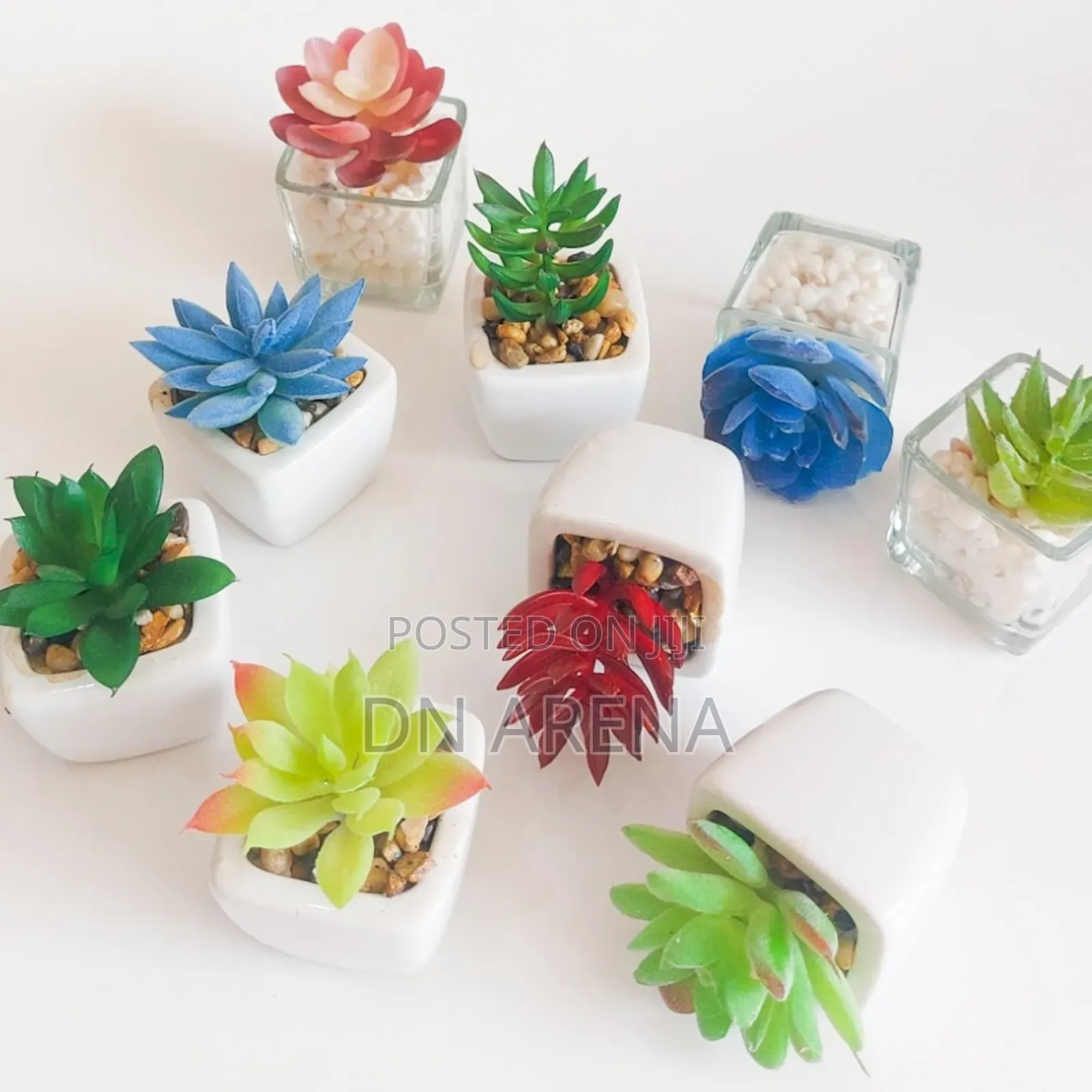 Potted Faux Succulents Plants Available in Designs