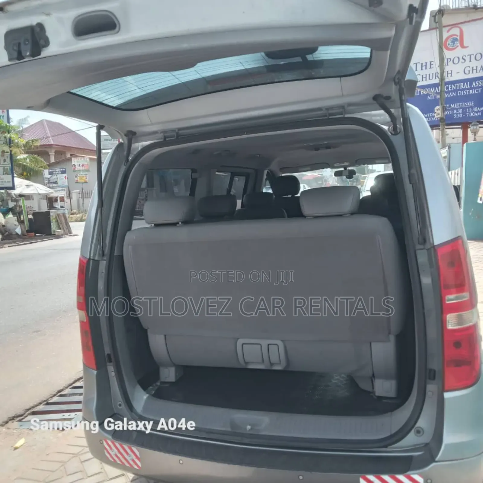 Car Rentals- 11 Seats Bus for Rent in Ghana Hyundai H1