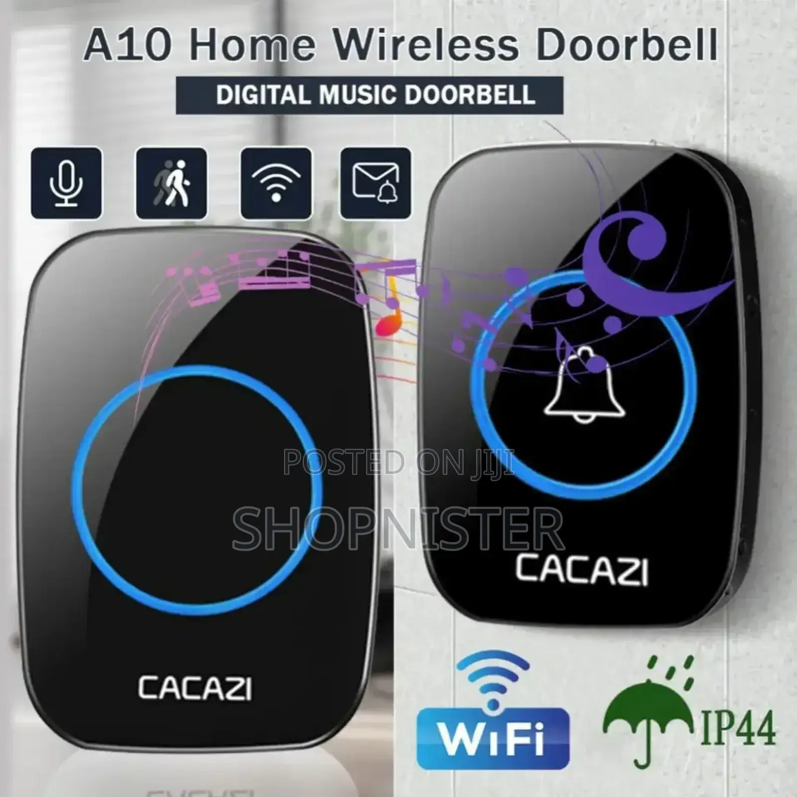 Wireless Doorbell Waterproof 300M Intelligent Doorbell