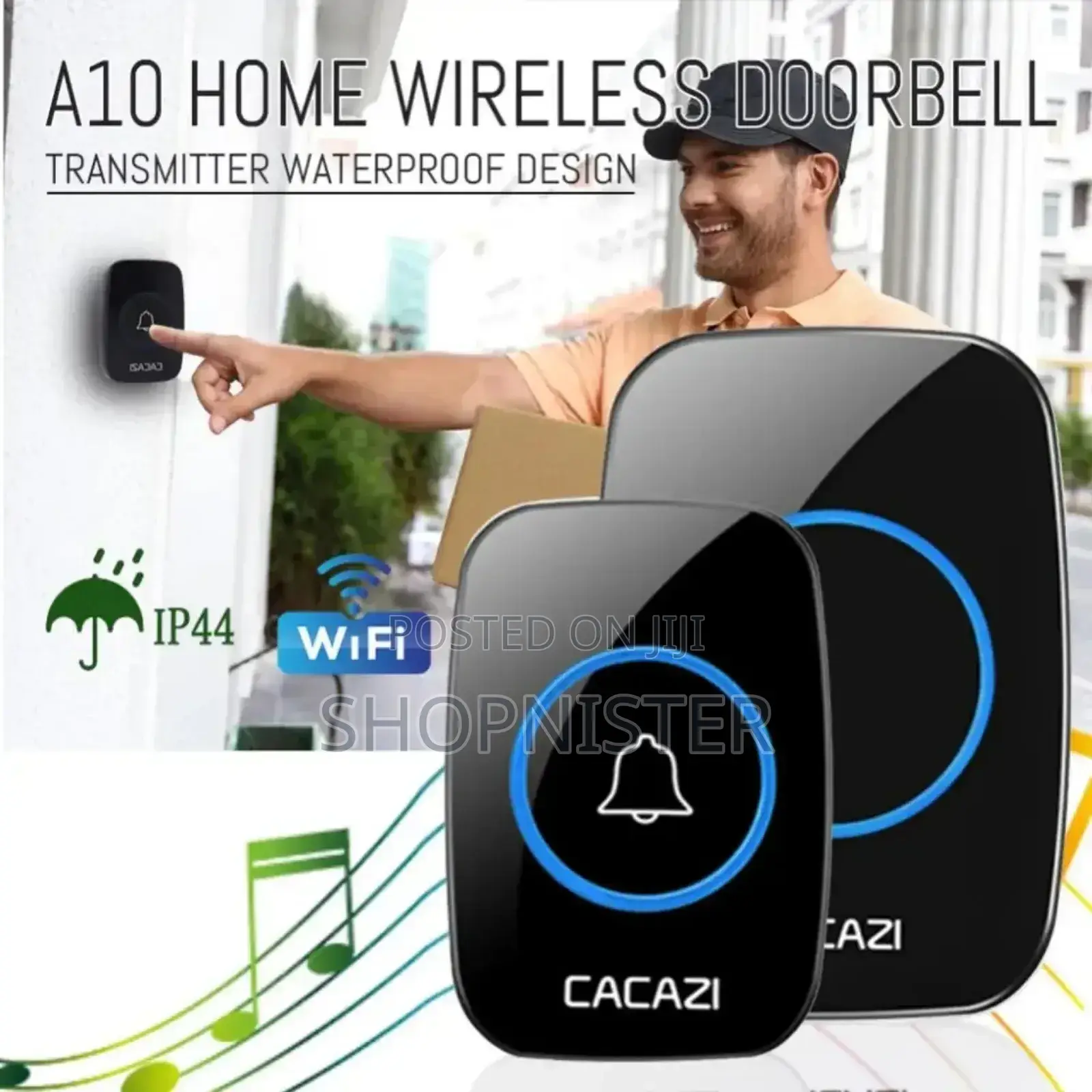 Wireless Doorbell Waterproof 300M Intelligent Doorbell