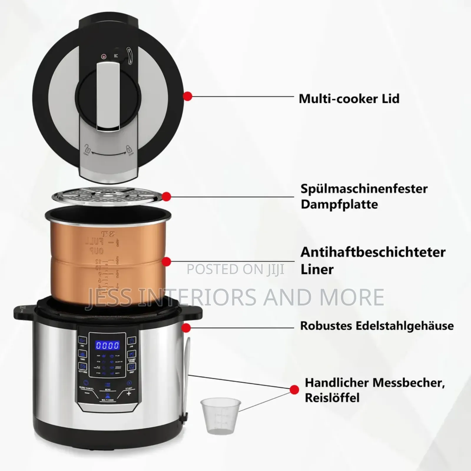 SCHEFFLER Multi-Cooker 6l Electric Pressure Cooker
