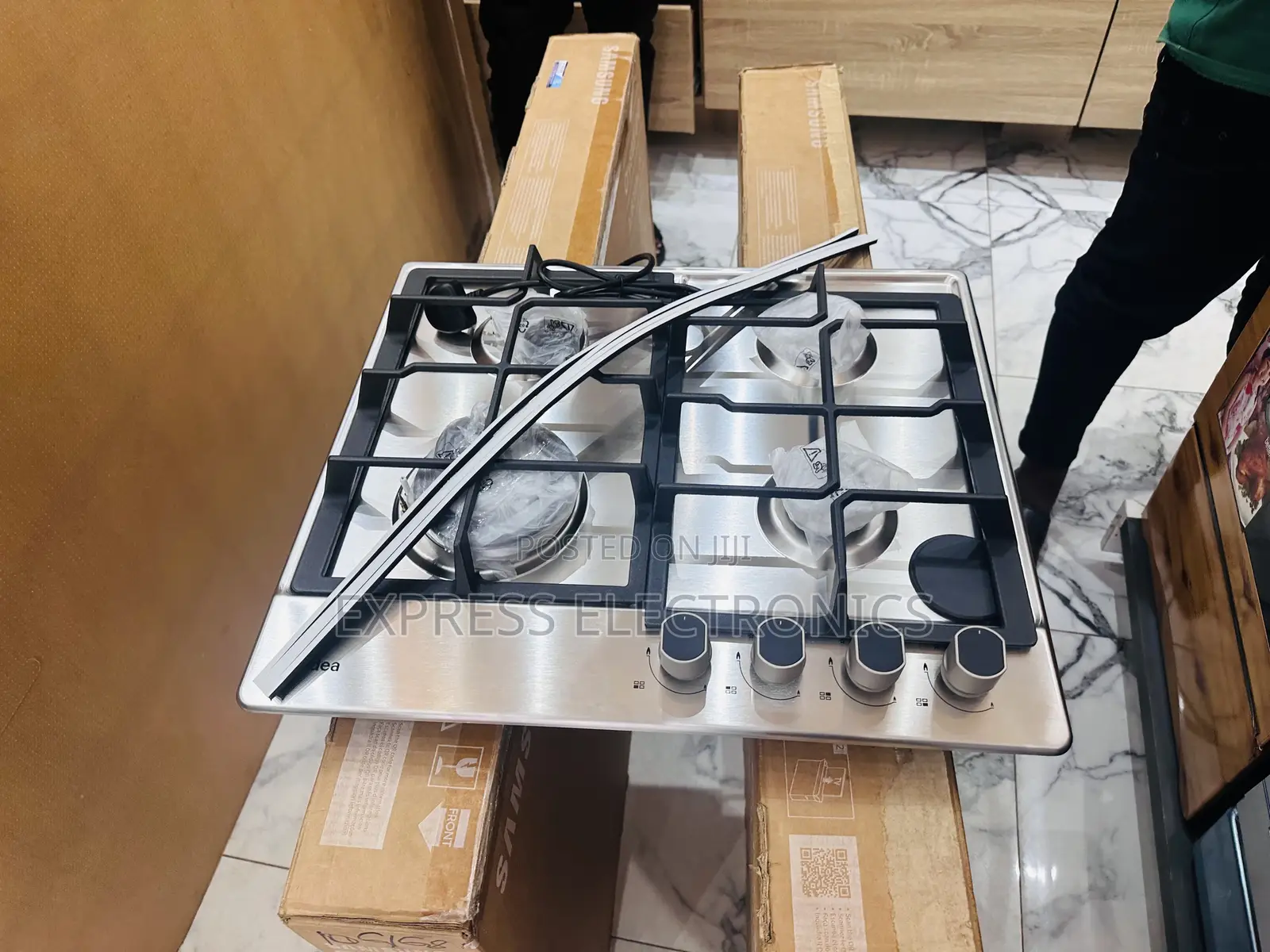 Shop for 60g40me Midea Stainless Steel Hob 4burner