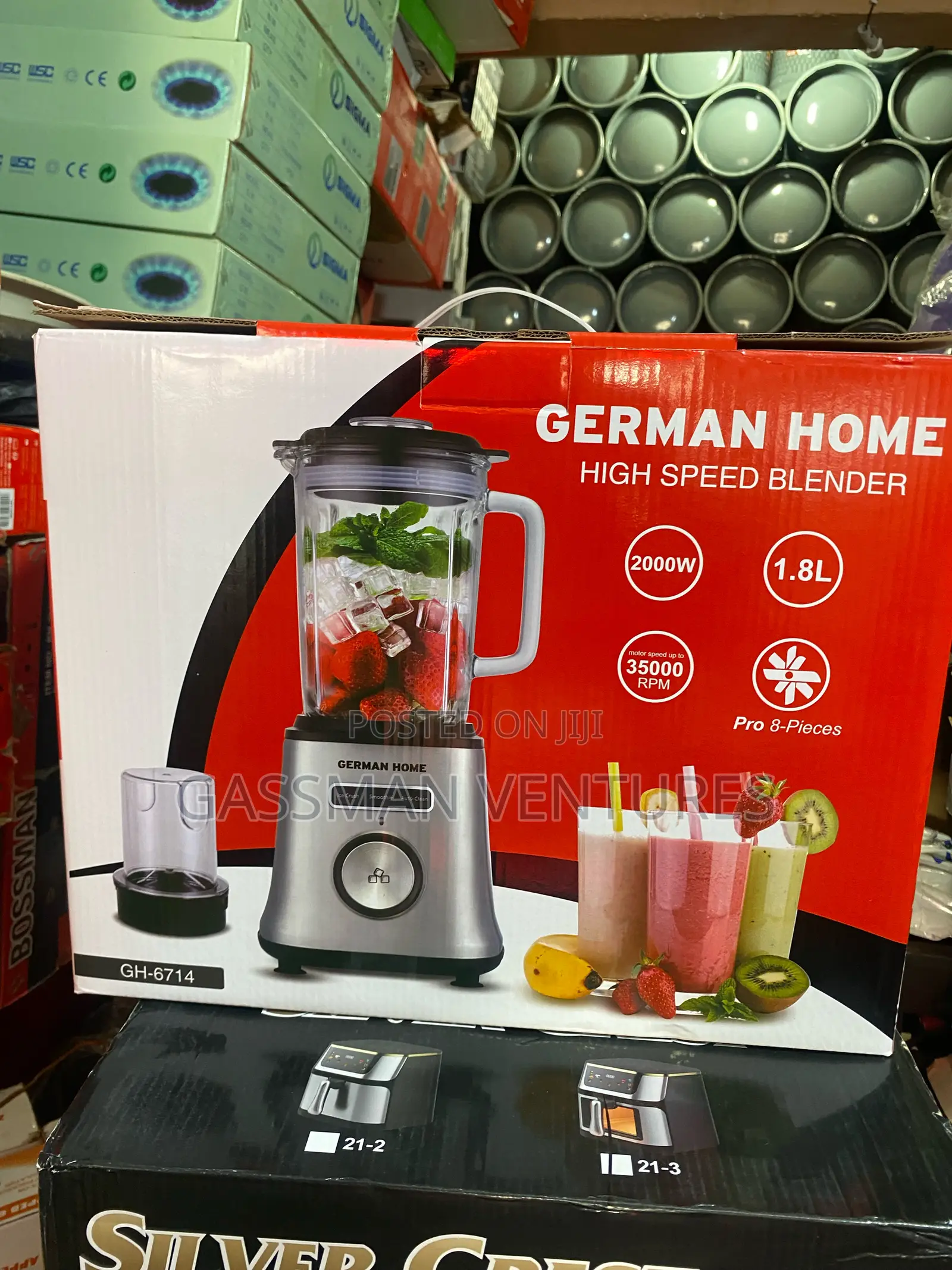 German Home Glass Premium Blender