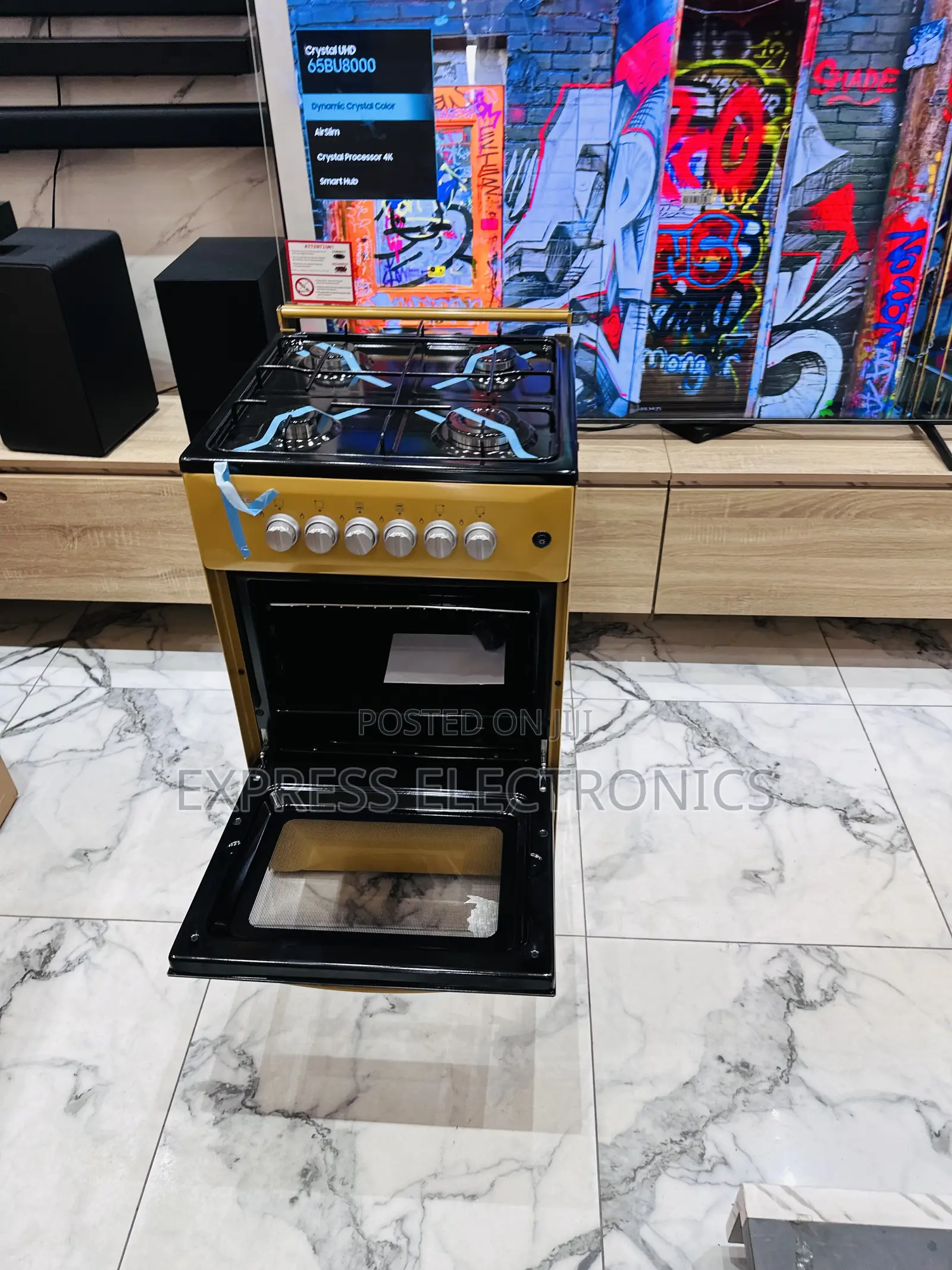 Classic and Best Gold Stove Oven 50/50 4burner Gas Cooker