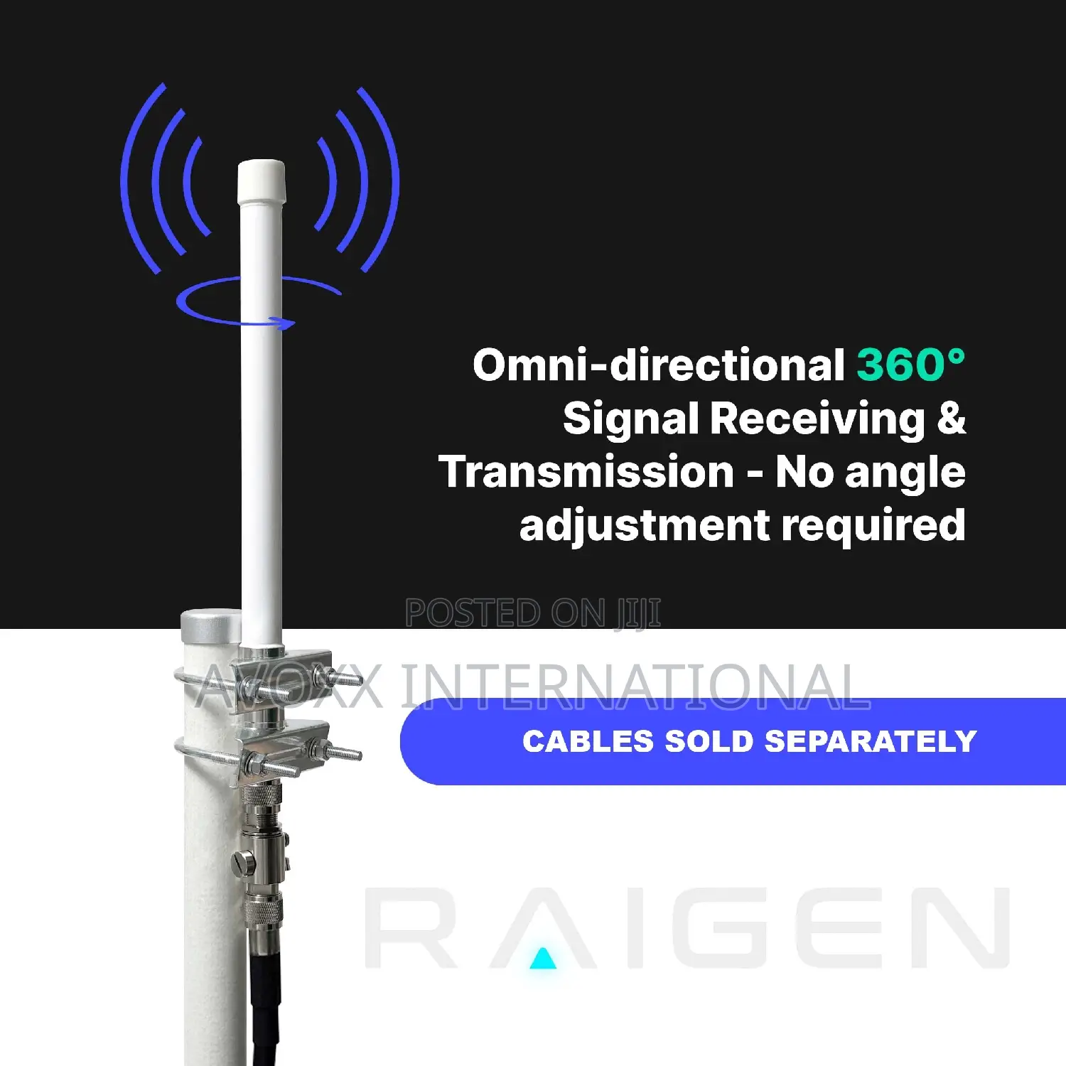 Helium Miner 3dbi Antenna 12in Indoor Omni-Directional
