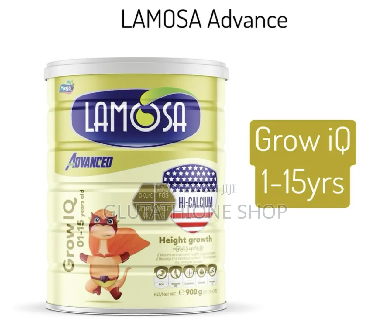 LAMOSA ADVANCE, Height Growth,Grow IQ Natural Formula