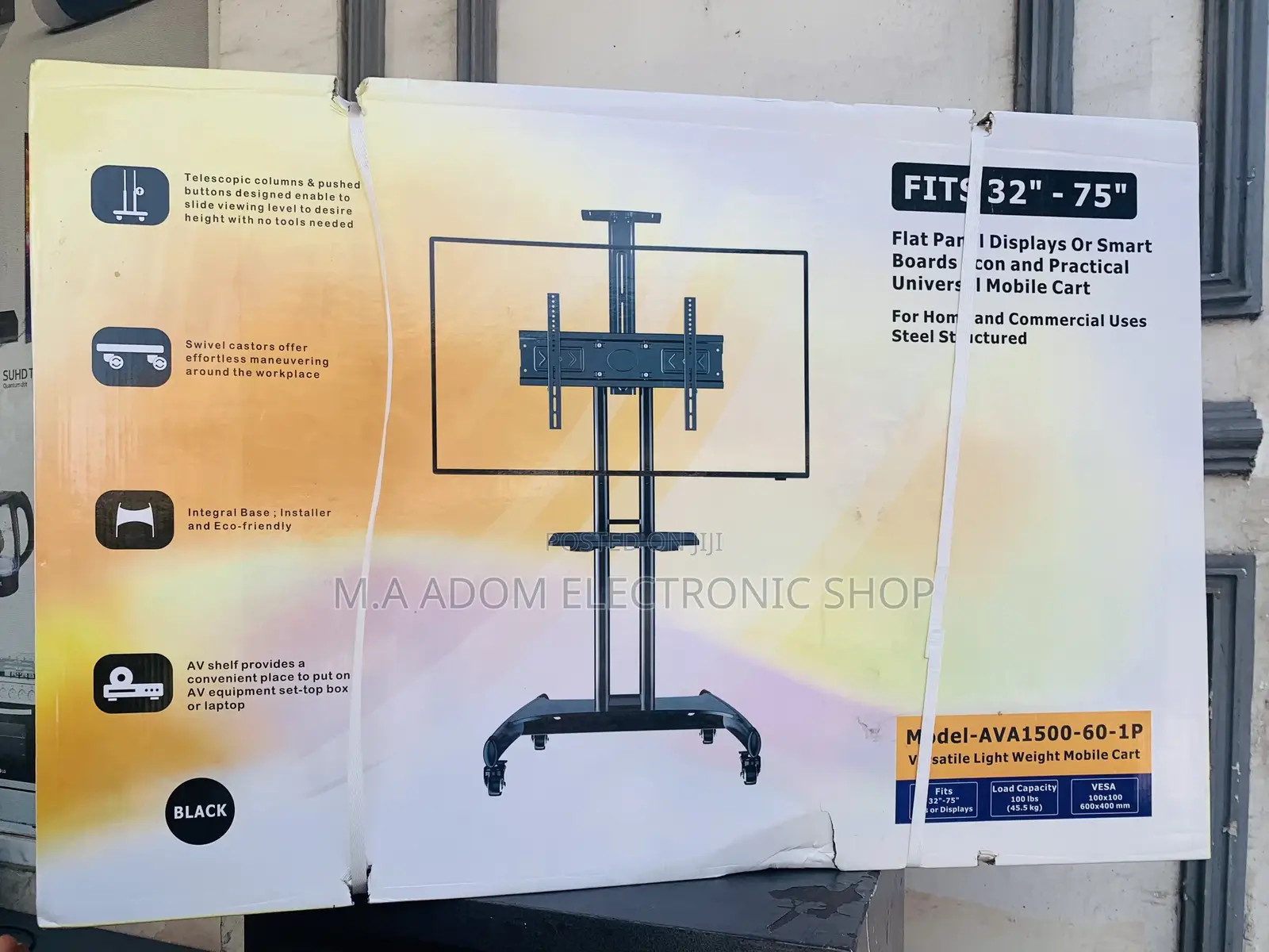 Durable AVA-1500 Television Mount.