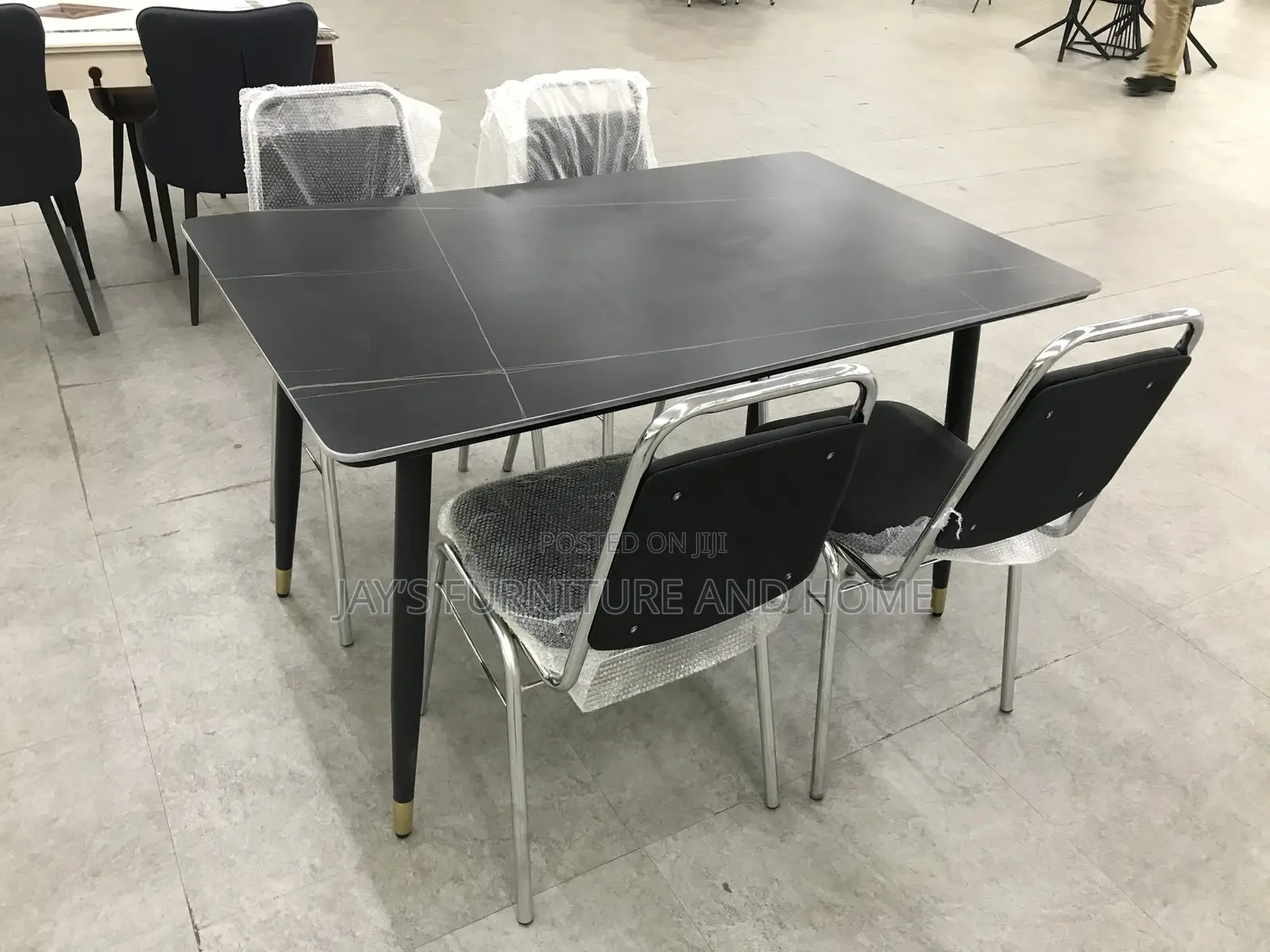 Marble Dining Set(4 Chairs)