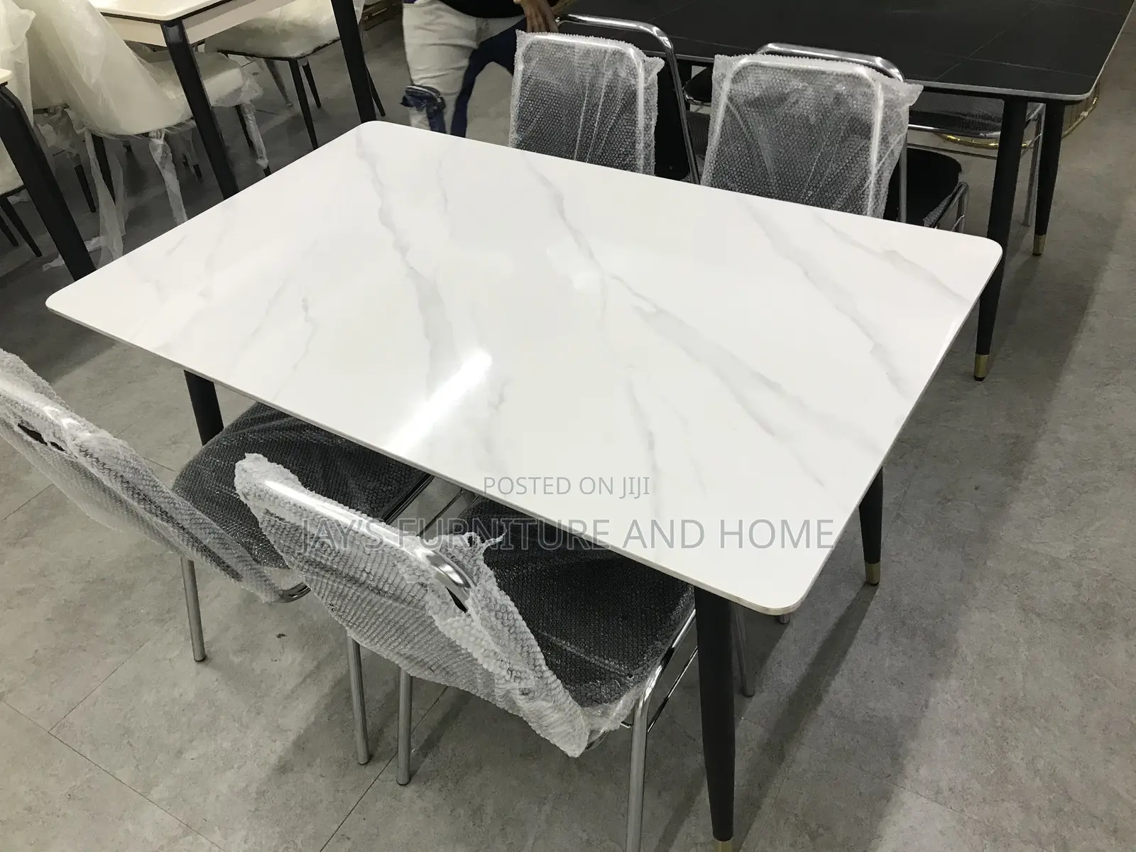 Marble Dining Set(4 Chairs)
