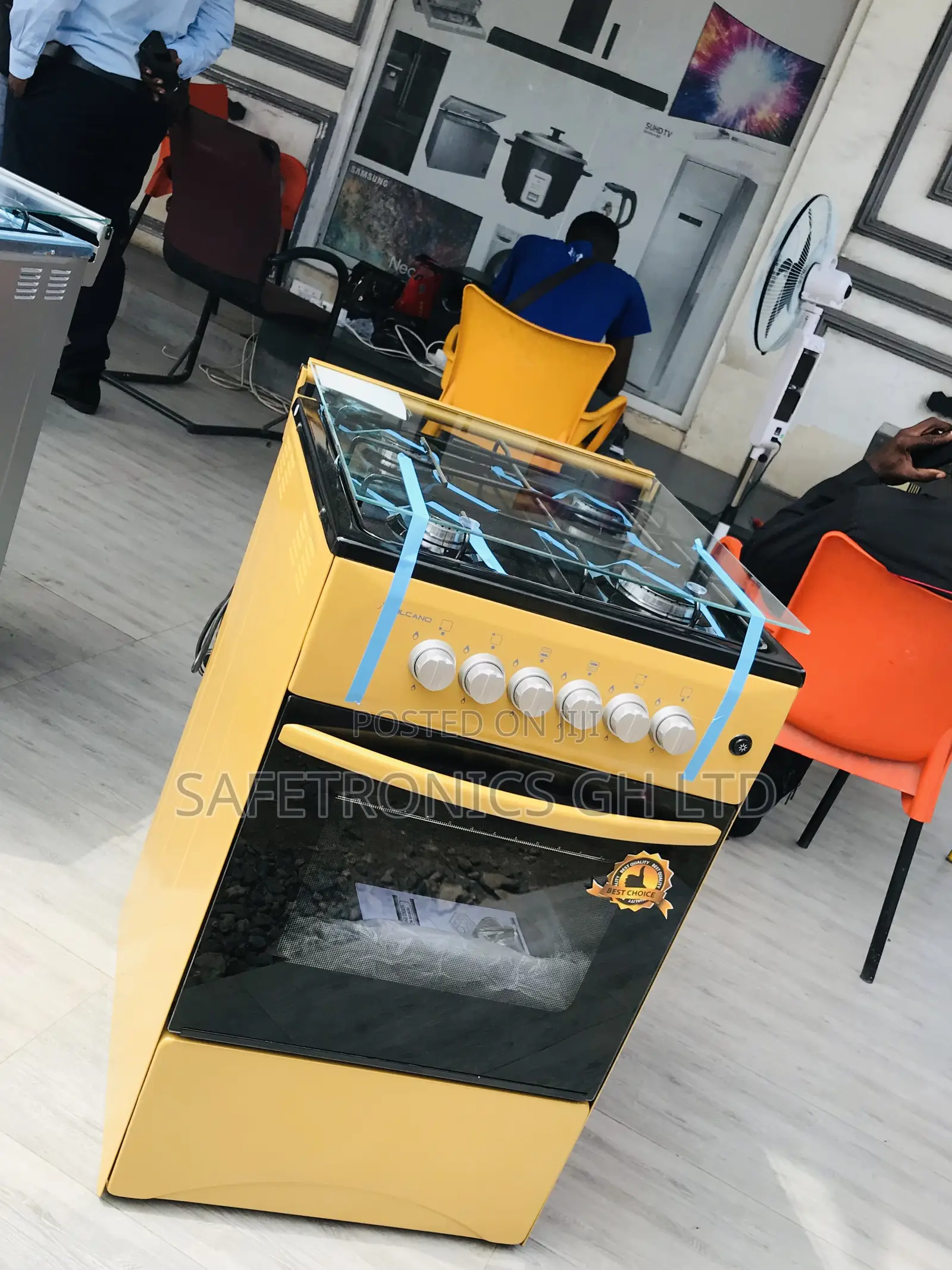 Available Volcano 4 Gas Cooker Oven With Grill 50by50