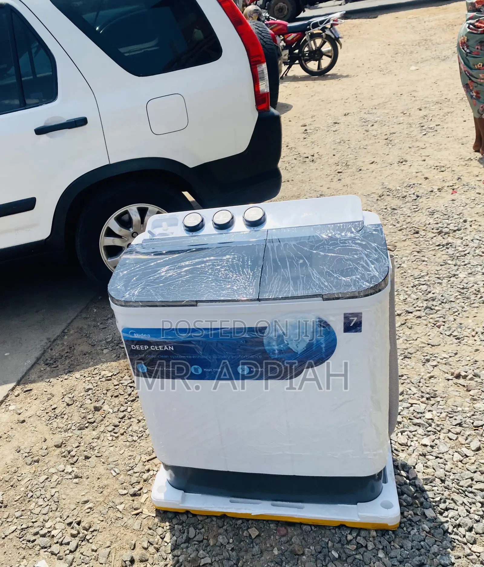 Shop Midea 7kg Twin Tub Electric Washing Machine + Spin/Dry