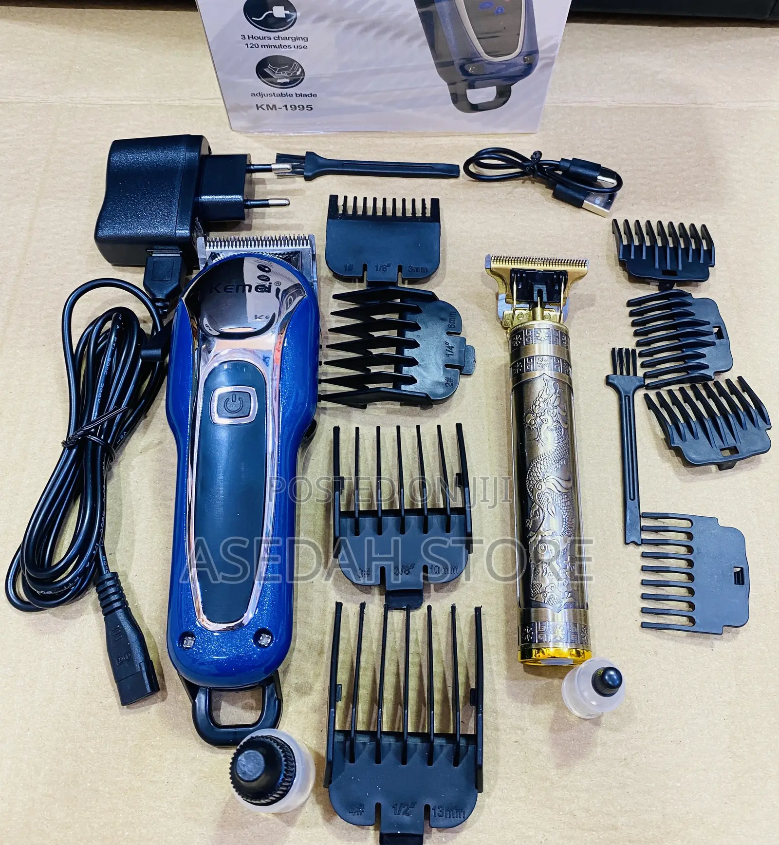 2 in 1 Kemei Professional Rechargeable Clipper