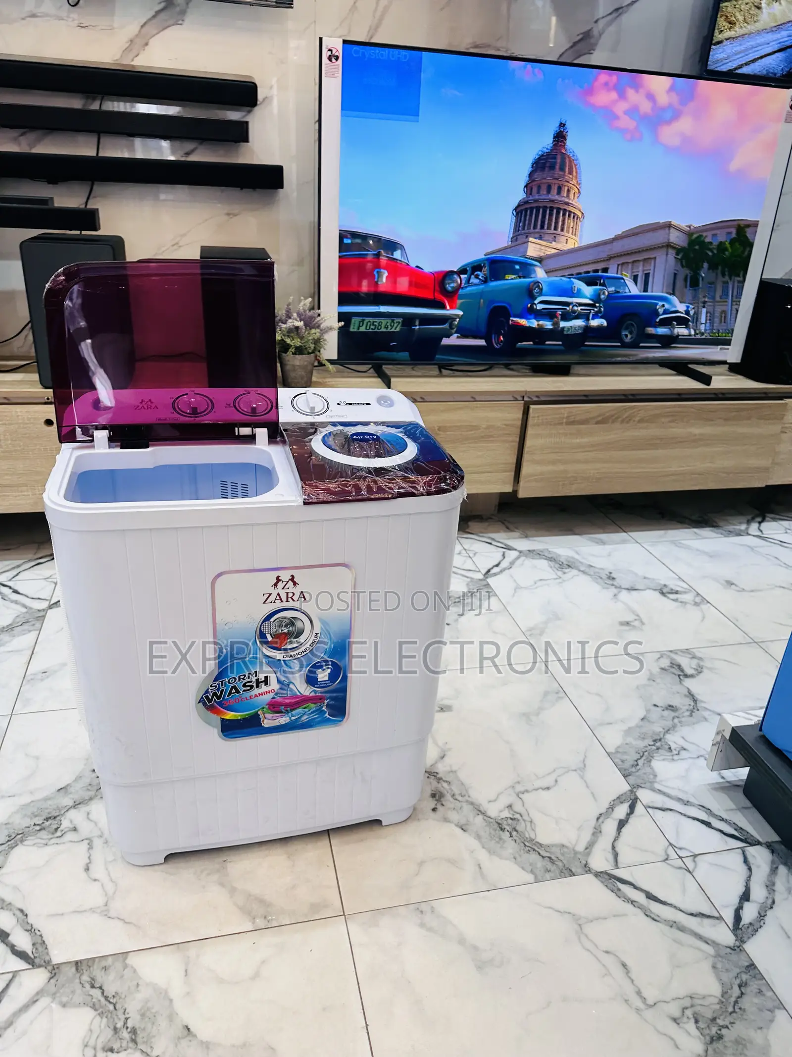 5kg Topload Washing Machine Semi Automatic Zara White