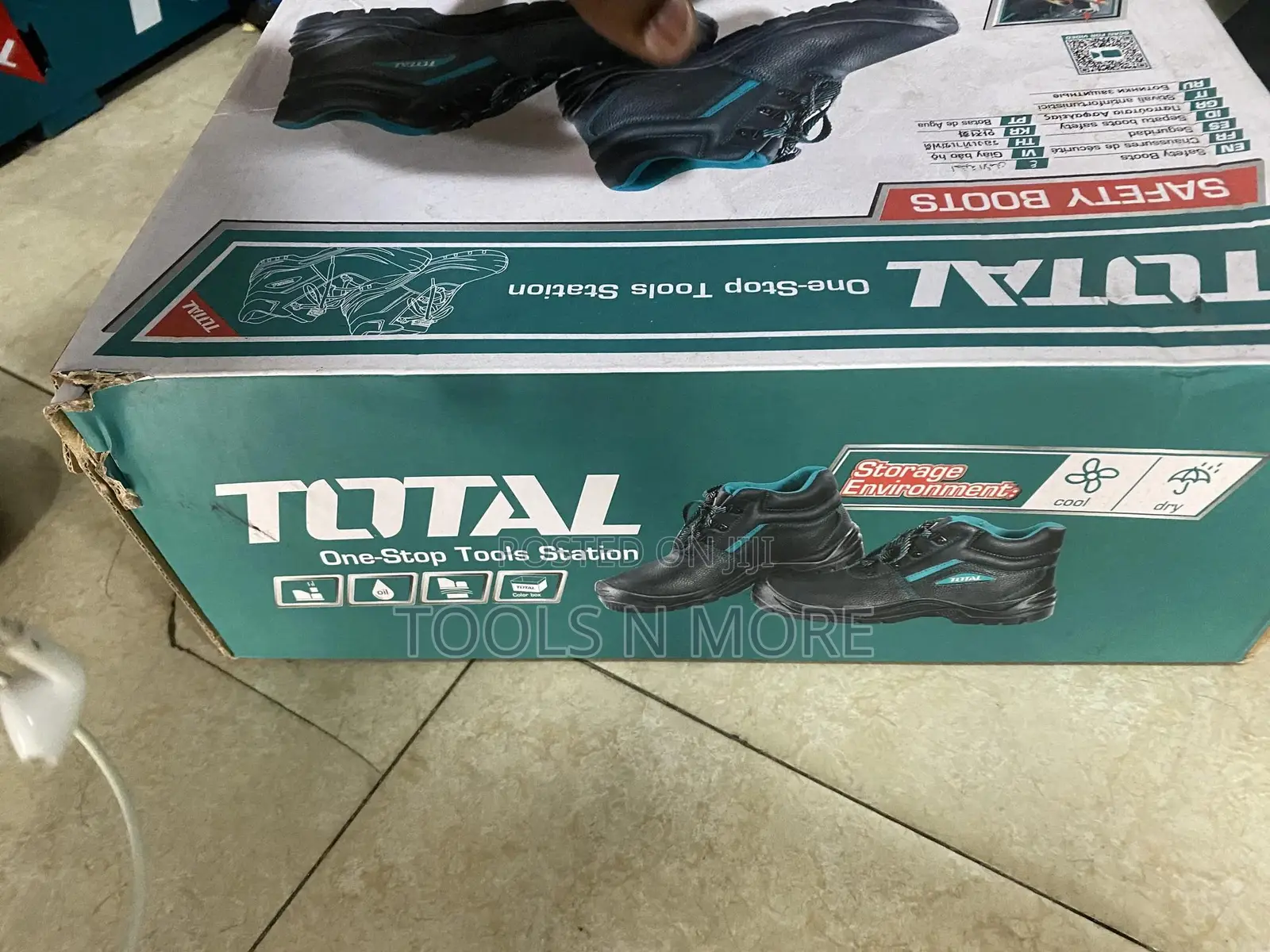 Total Leather Safety Boot