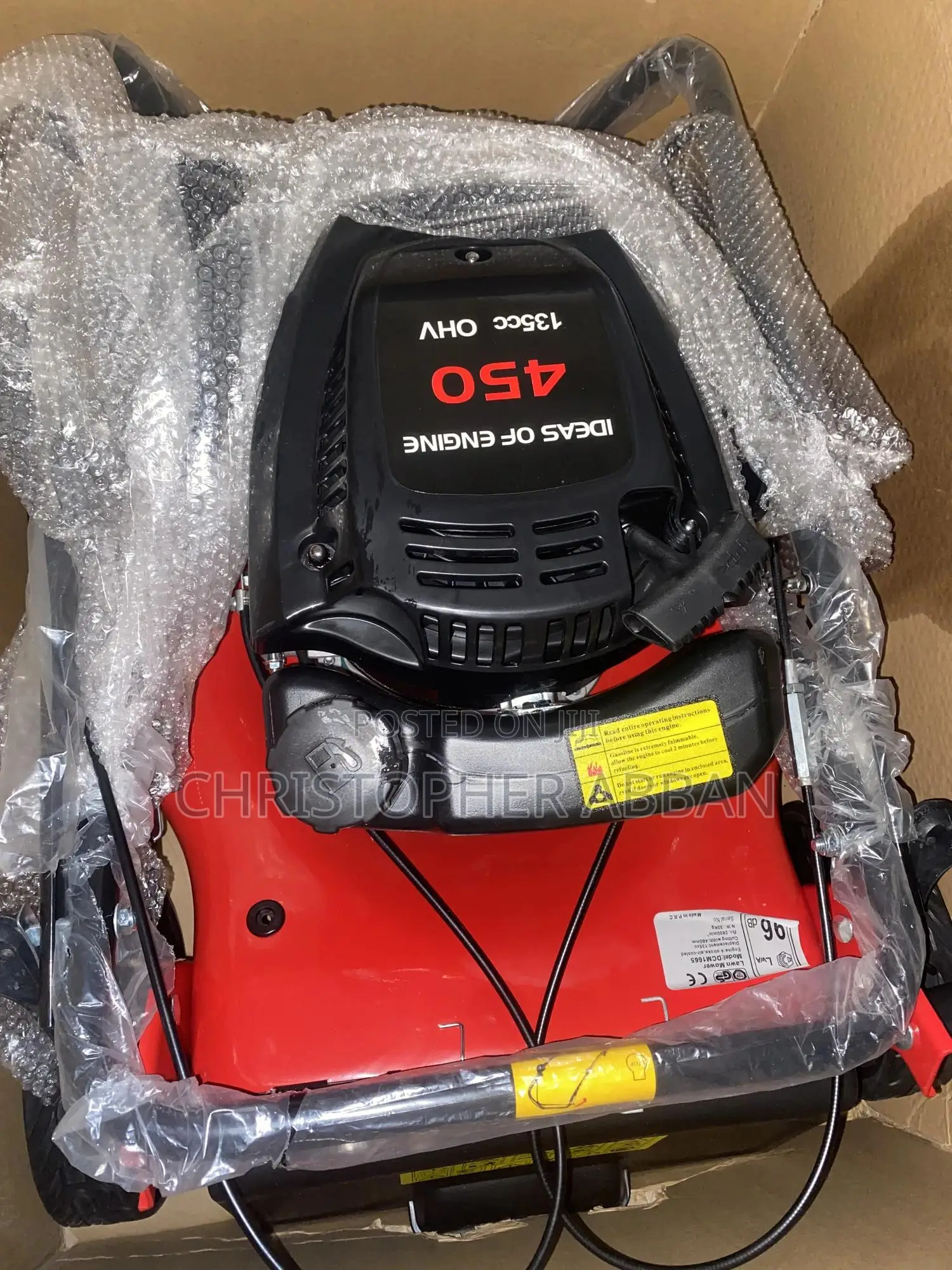 135cc 4 Stroke Lawn Mower
