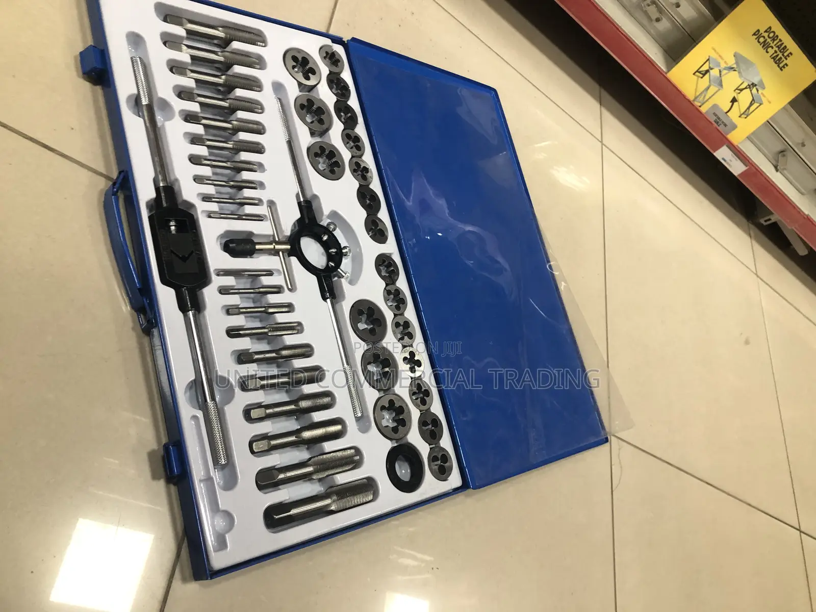 Tipe 40pcs Tap and Die Set Sae Alloy Steel Large