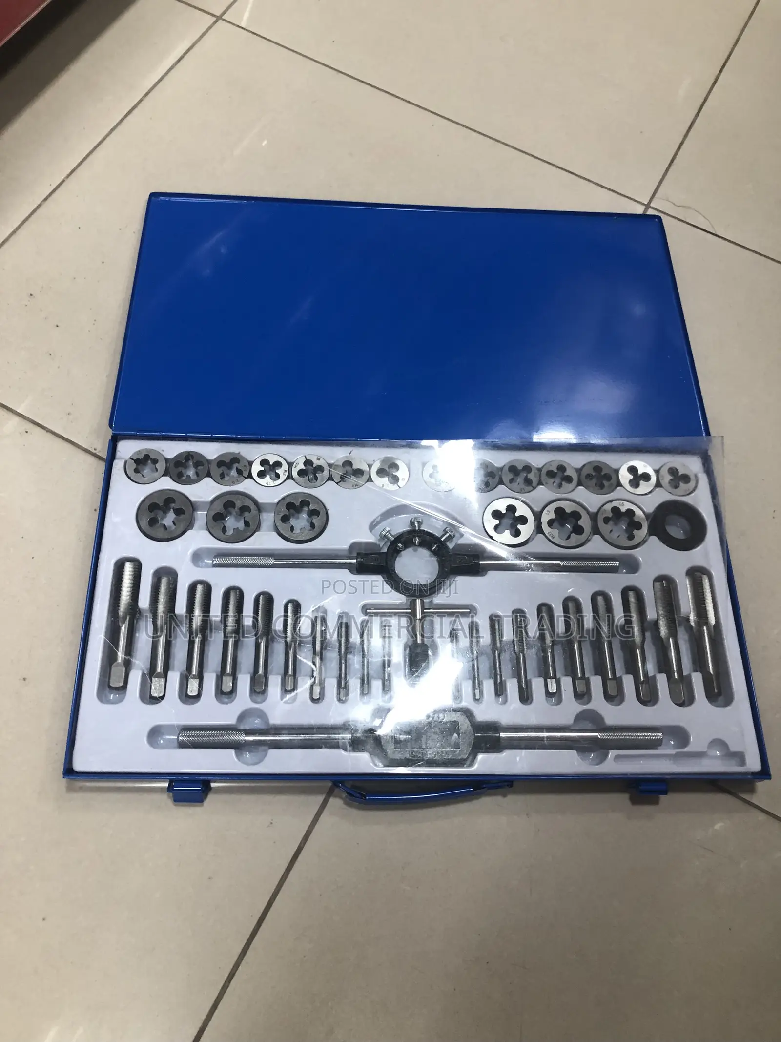 Tipe 40pcs Tap and Die Set Sae Alloy Steel Large