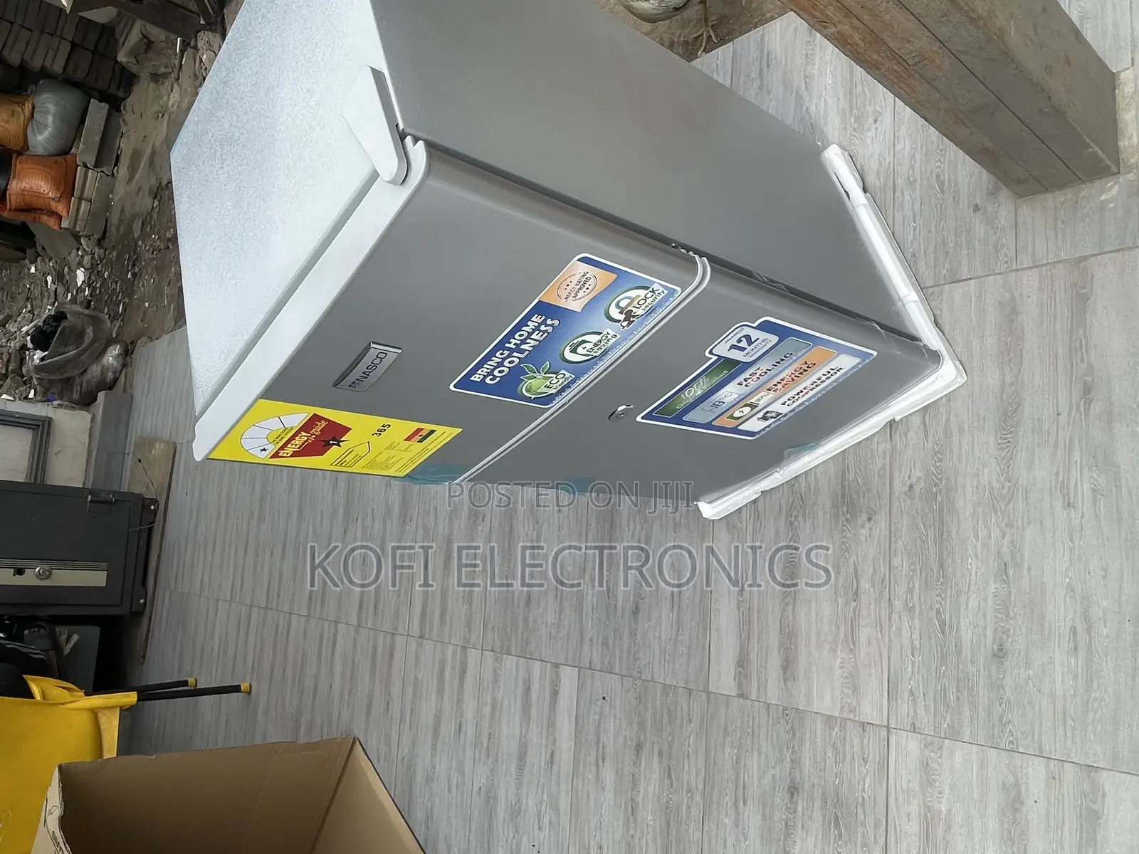 (Inside Light)Nasco NASF2-120 90L Doubledoor Tabletop Fridge