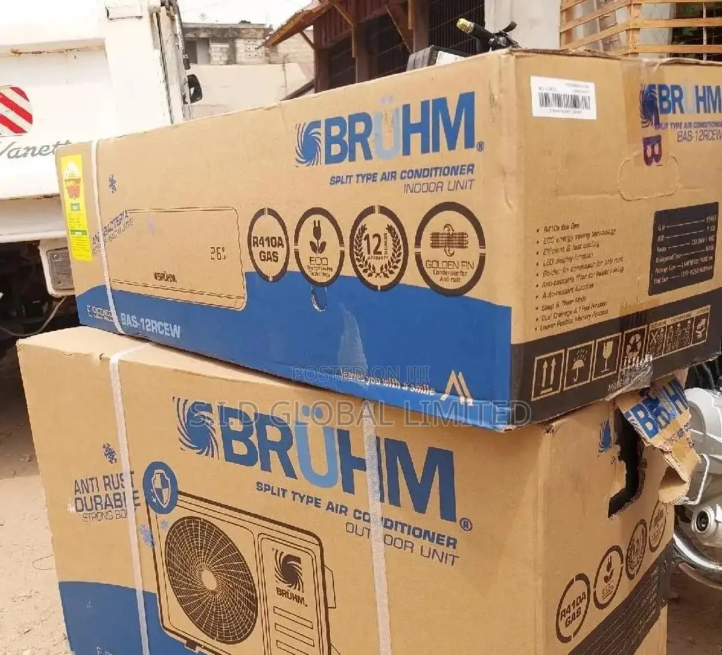 Good Bruhm 1.5 Hp Ac -R410 Gas – 2 Star-Ac 12RCEW