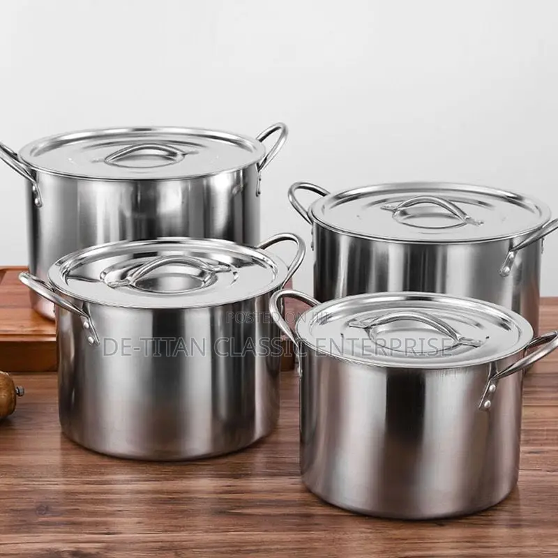 Stainless Steel 4 Set Cooking Pot