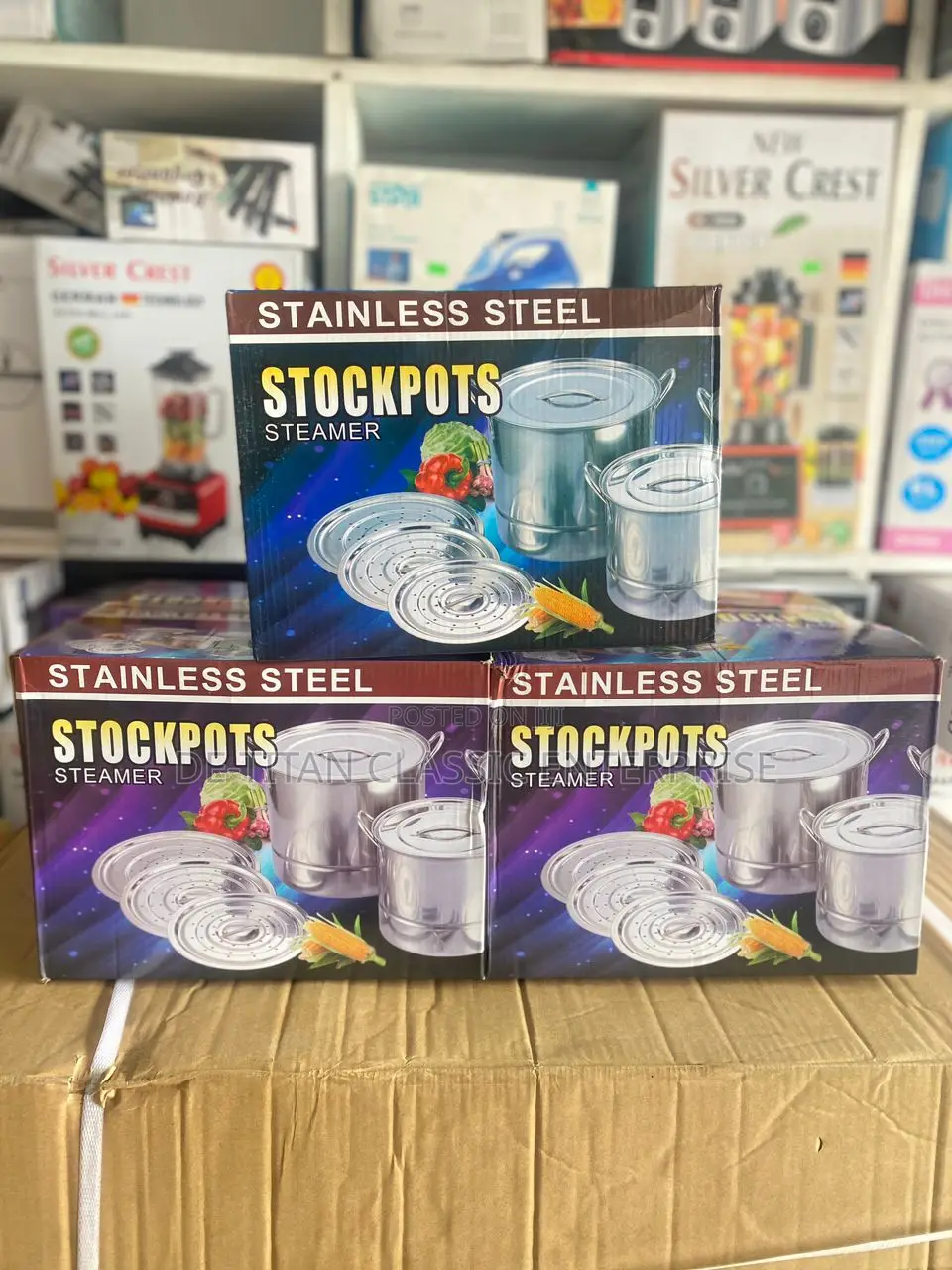 Stainless Steel 4 Set Cooking Pot