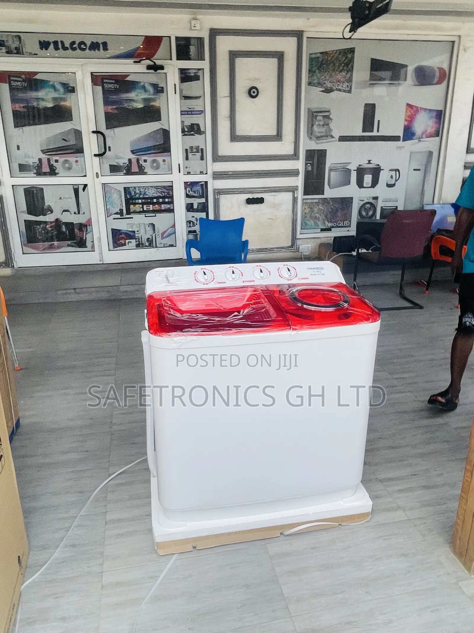 Elegant Nasco 11kg Topload Semiautomatic Washingmachine 