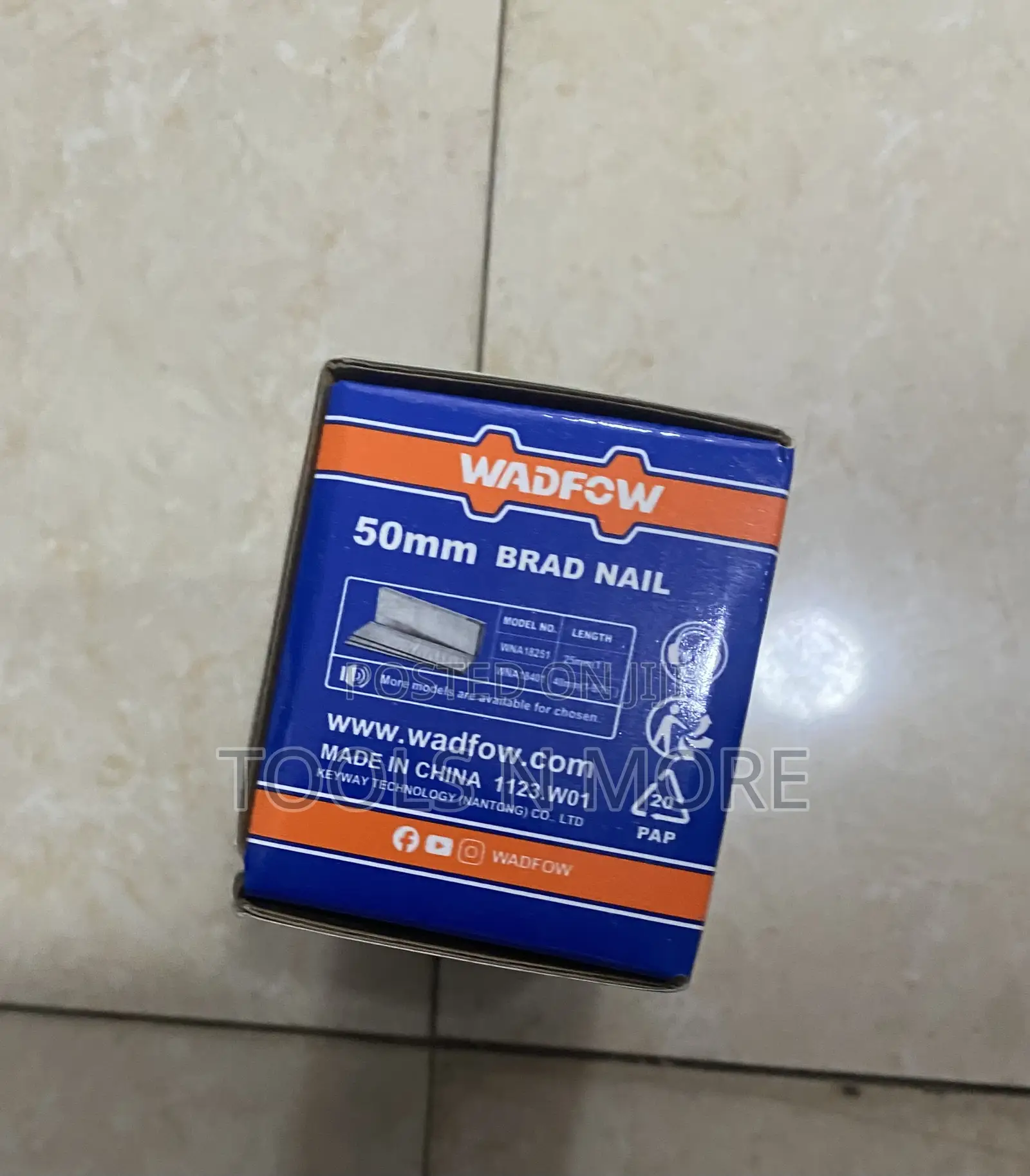Wadfow Brad Nails 50mm