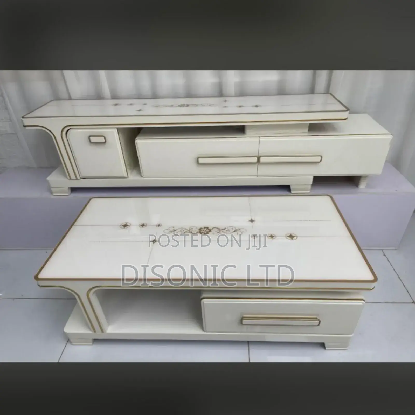 2 in 1 Set TV Stand Center Table
