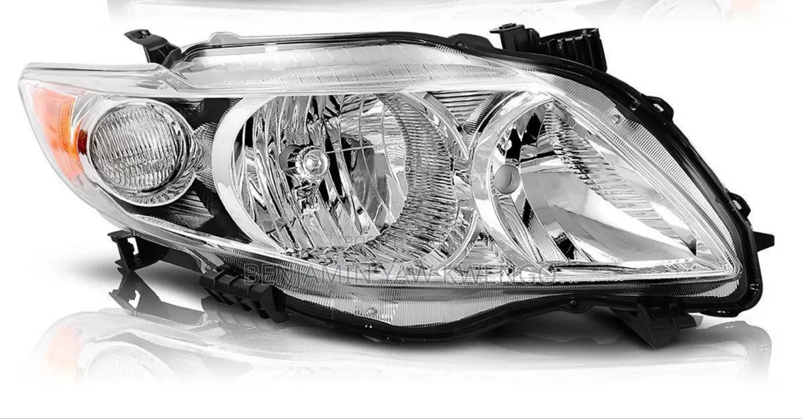 Corolla Toyota 2009 Head Lamp Plain