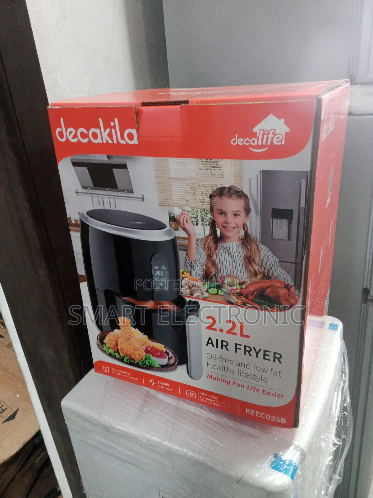 Decakila Air Fryer Air Fryer 2.2L One Year Warranty