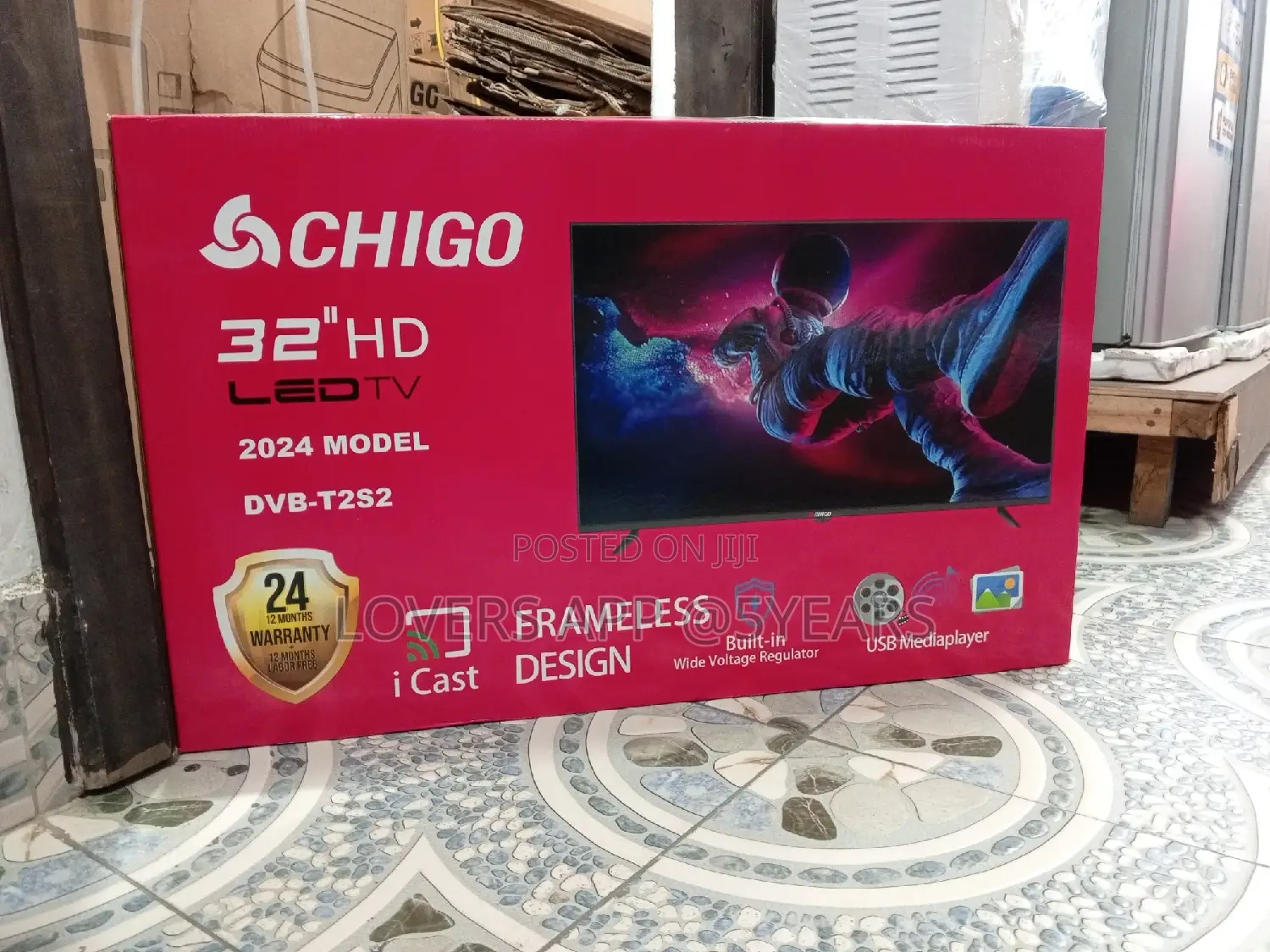 Chigo Television Television Television 32 Frameless Design