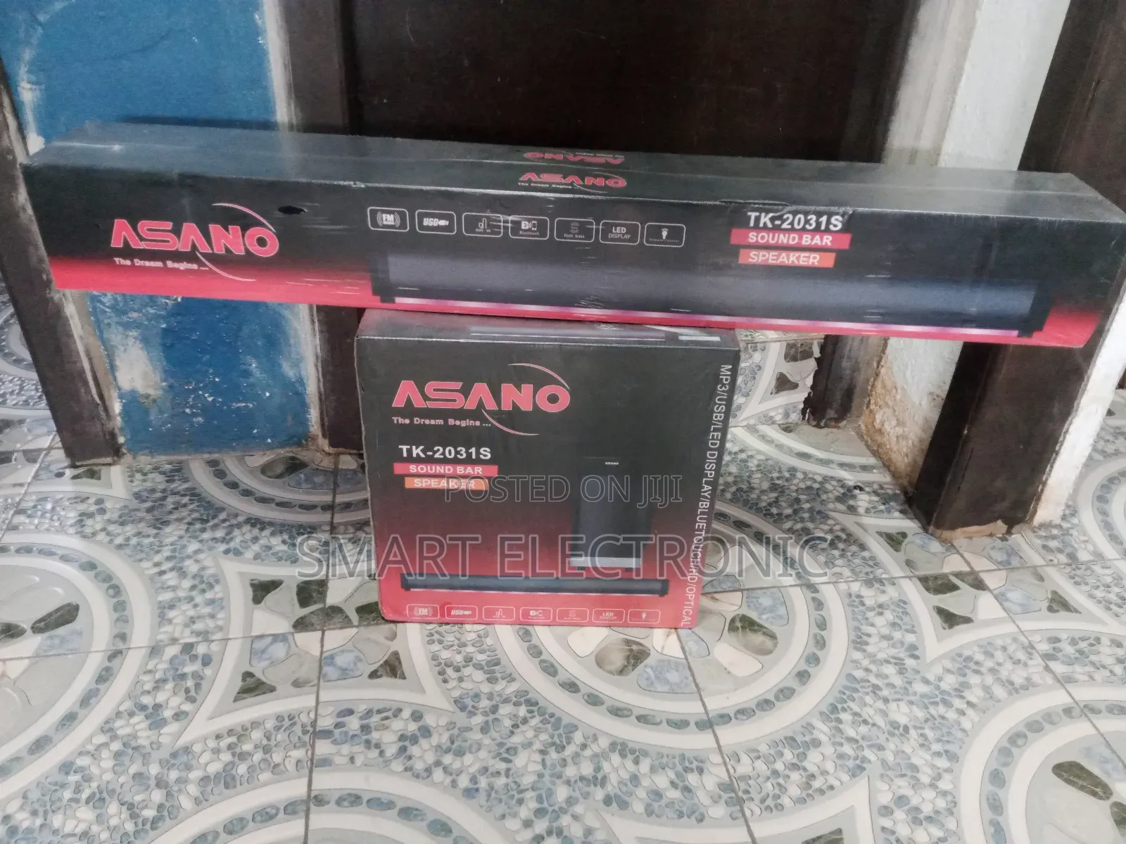 Remote Control Asano Sound Bar Bluetooth Speaker