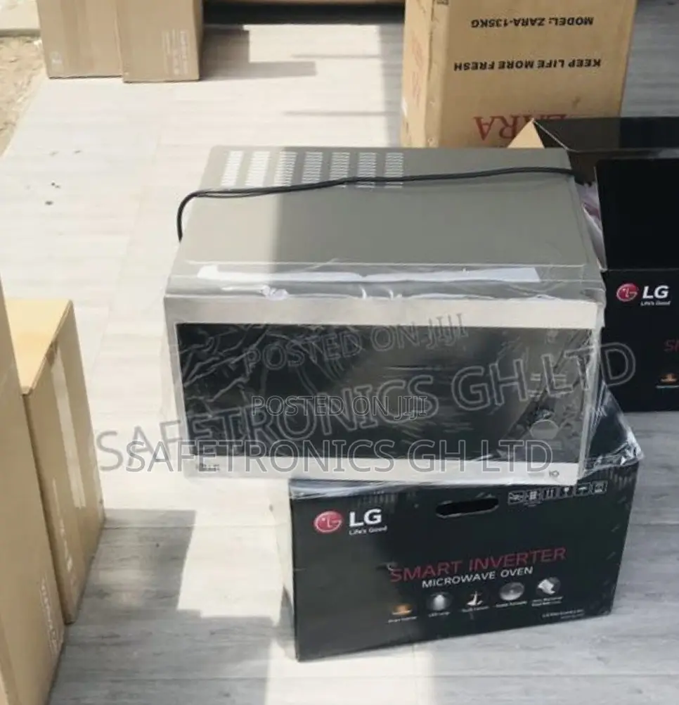 LG Smart MH8265CIS 42 Liters Inverter Gray Microwave 