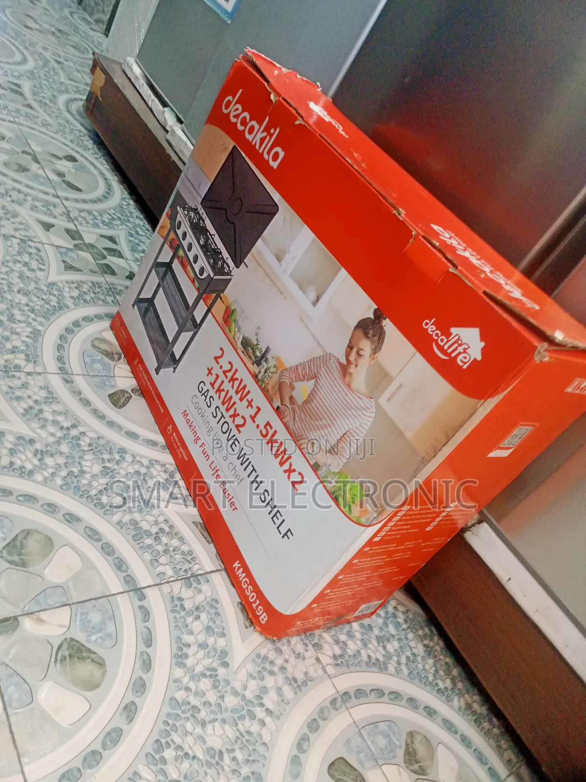 Decakila Gas Stove With Shelf Brand New
