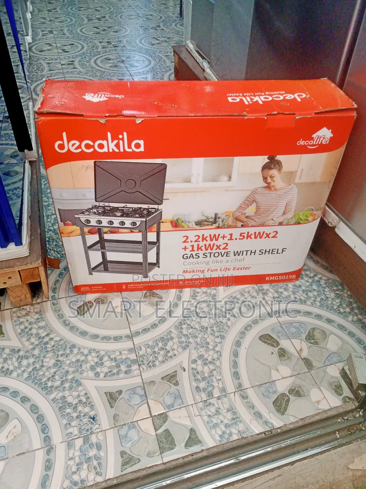 Brand New Gas Stove With Shelf 4burners