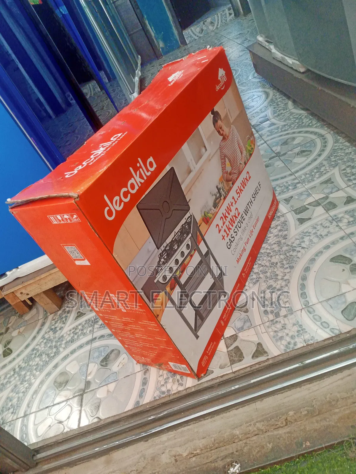 Decakila Gas Stove With Shelf Burners Quality