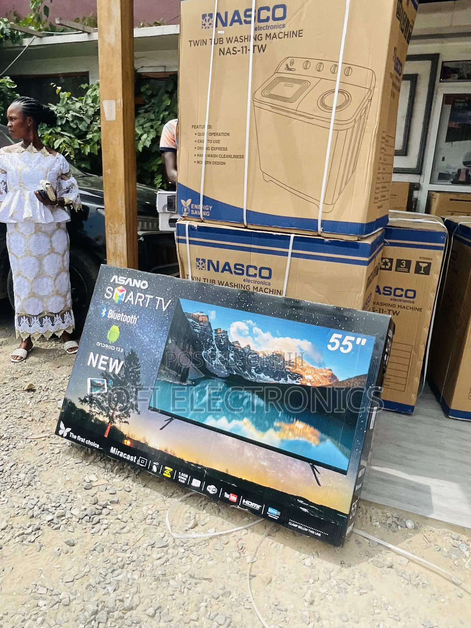 Asano 55inch Ultra High Smart TV - Digital Broadcasting