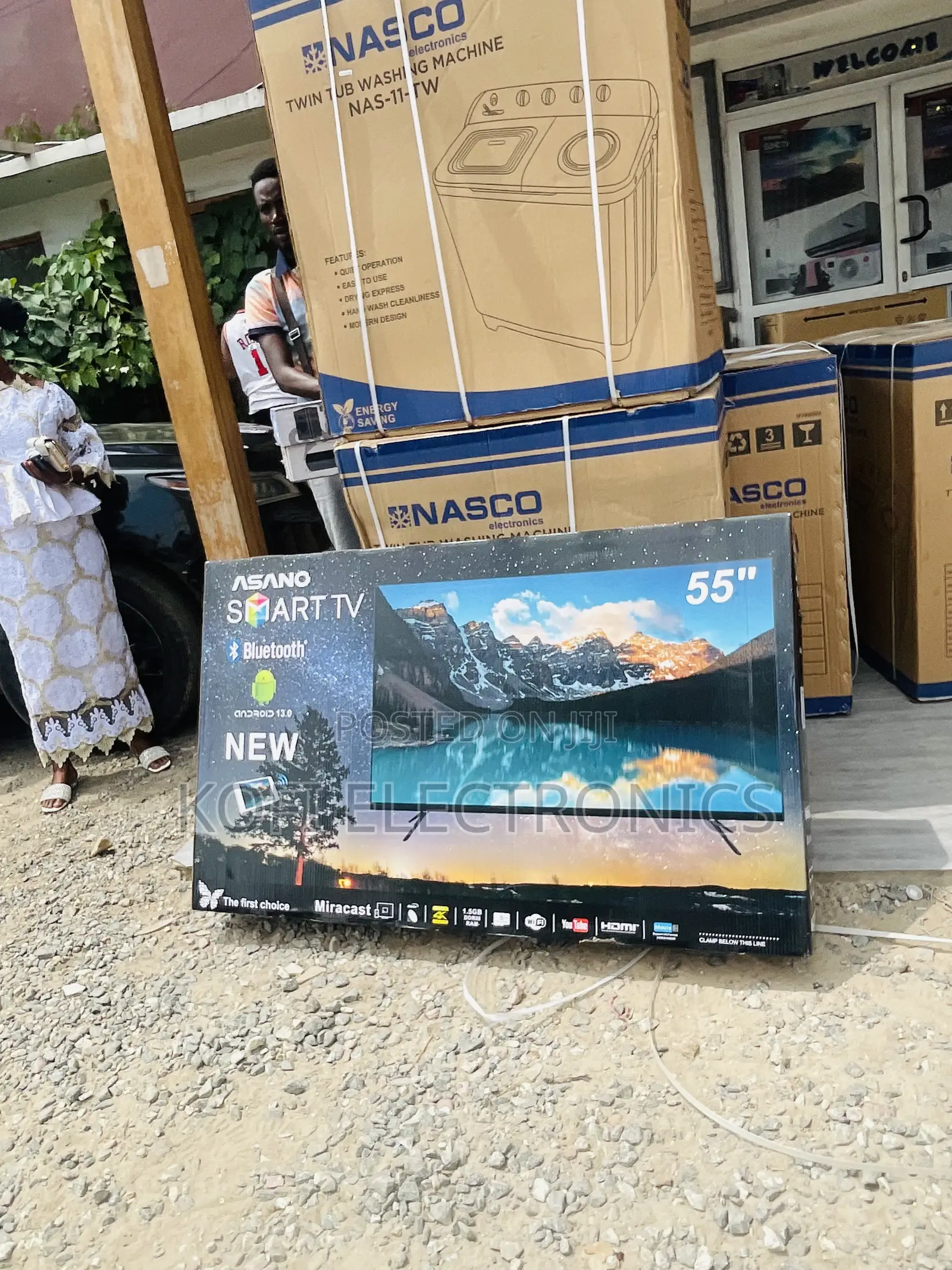 Asano 55inch Ultra High Smart TV - Digital Broadcasting