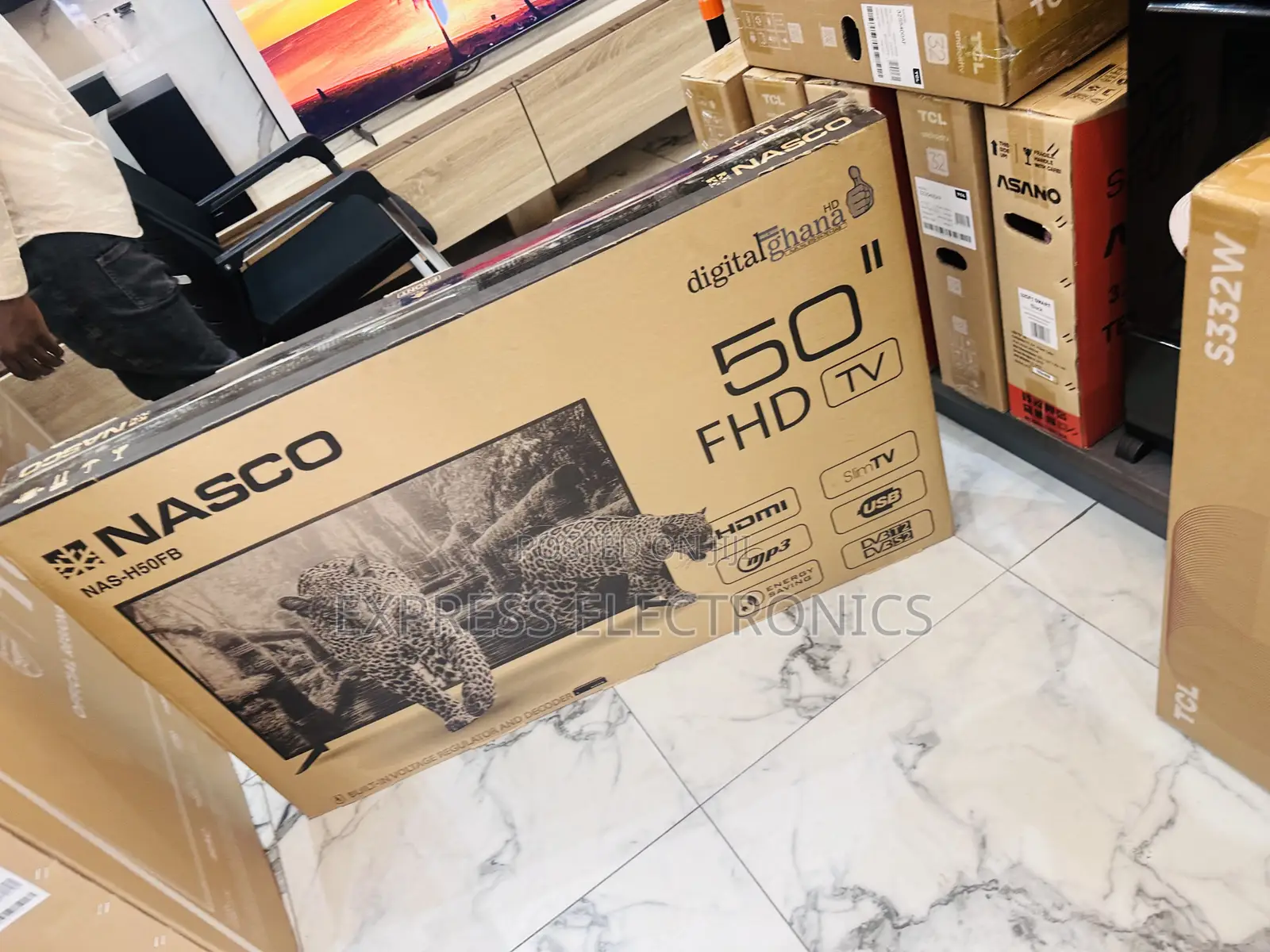 Highly Recommended Nasco Television Satellite 50” FHD