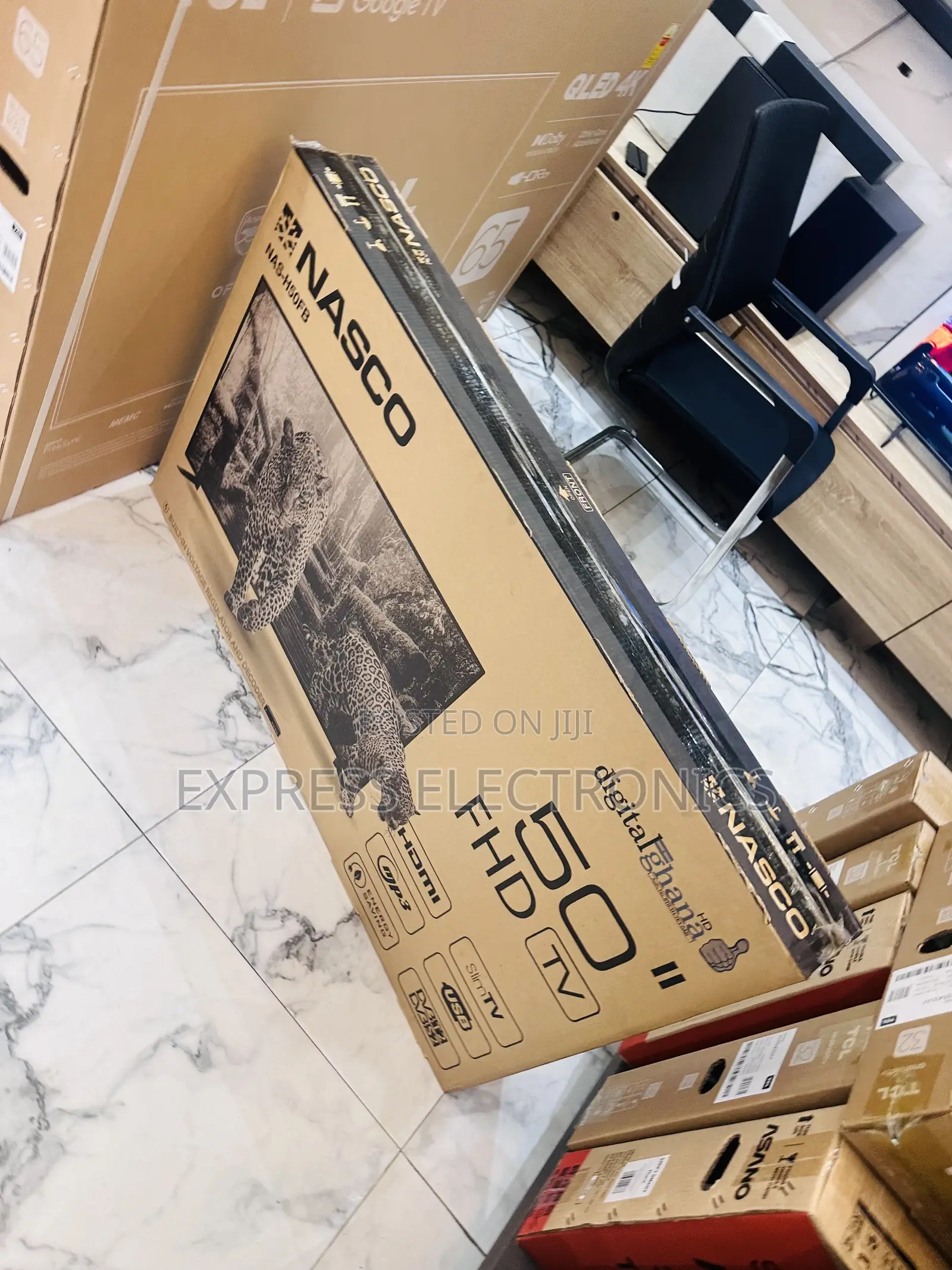 Available Quality Nasco Television FHD 50”Satellite