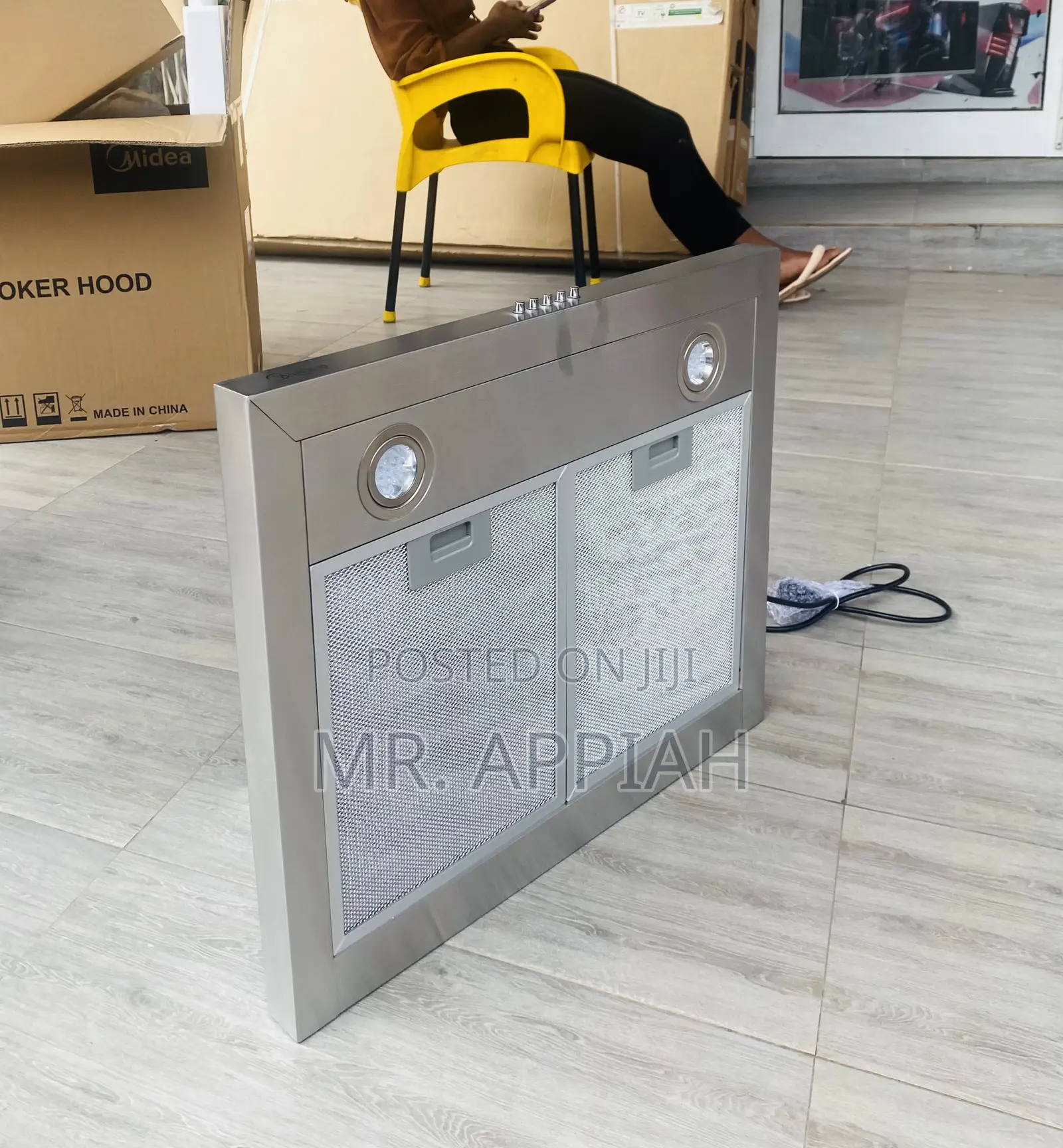 Purchase Quality Midea 60m21 60cm Electric Rangehood,Gray.