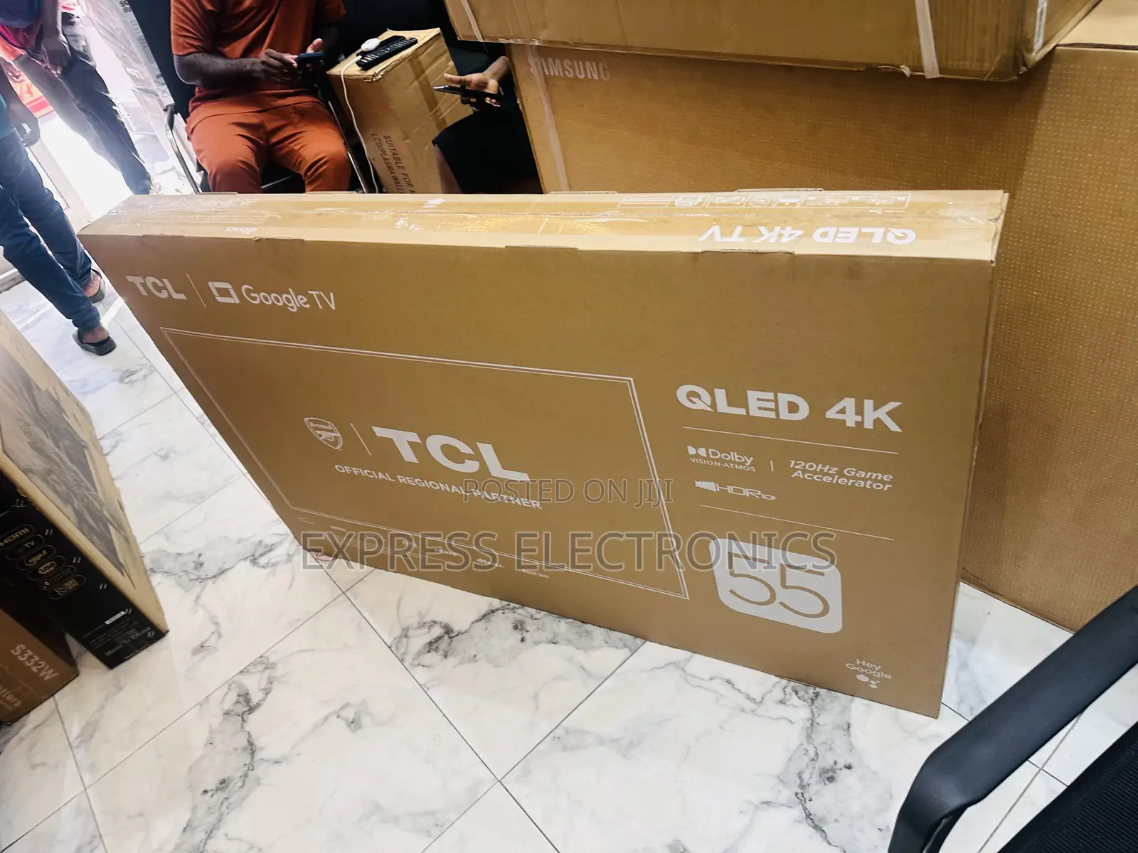 TCL 55”C645 QLED Sleek New Television